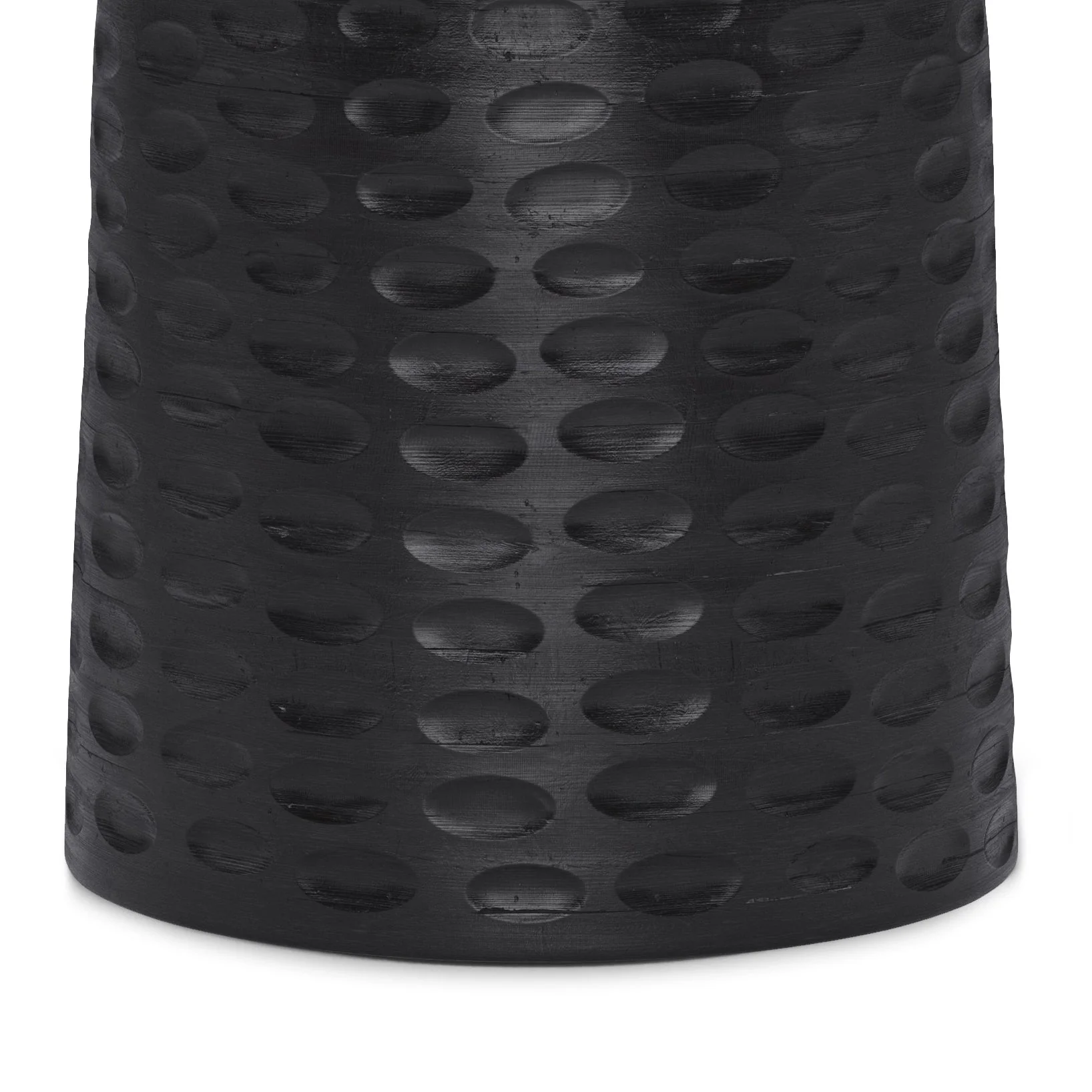 Centum Wooden Accent Table with Sleek Sculptural Design