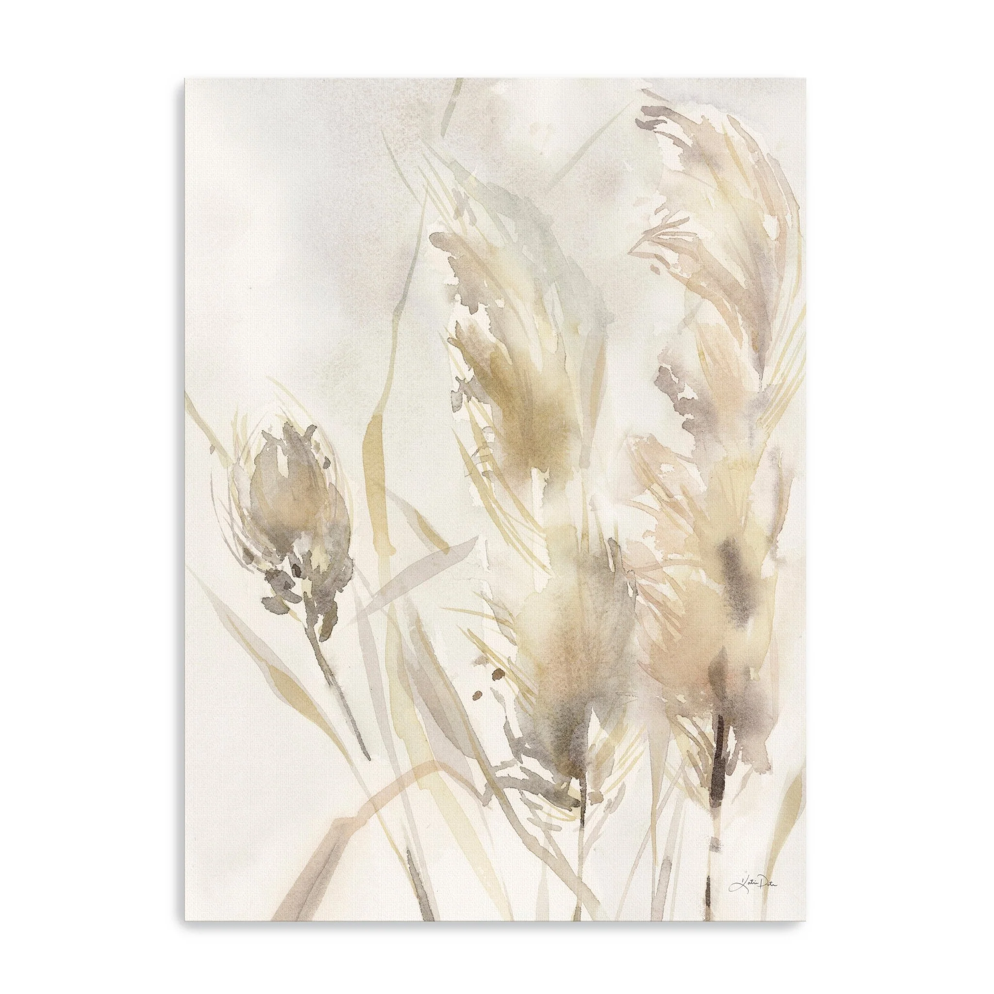 Light Grasses III Canvas Giclee Wall Art