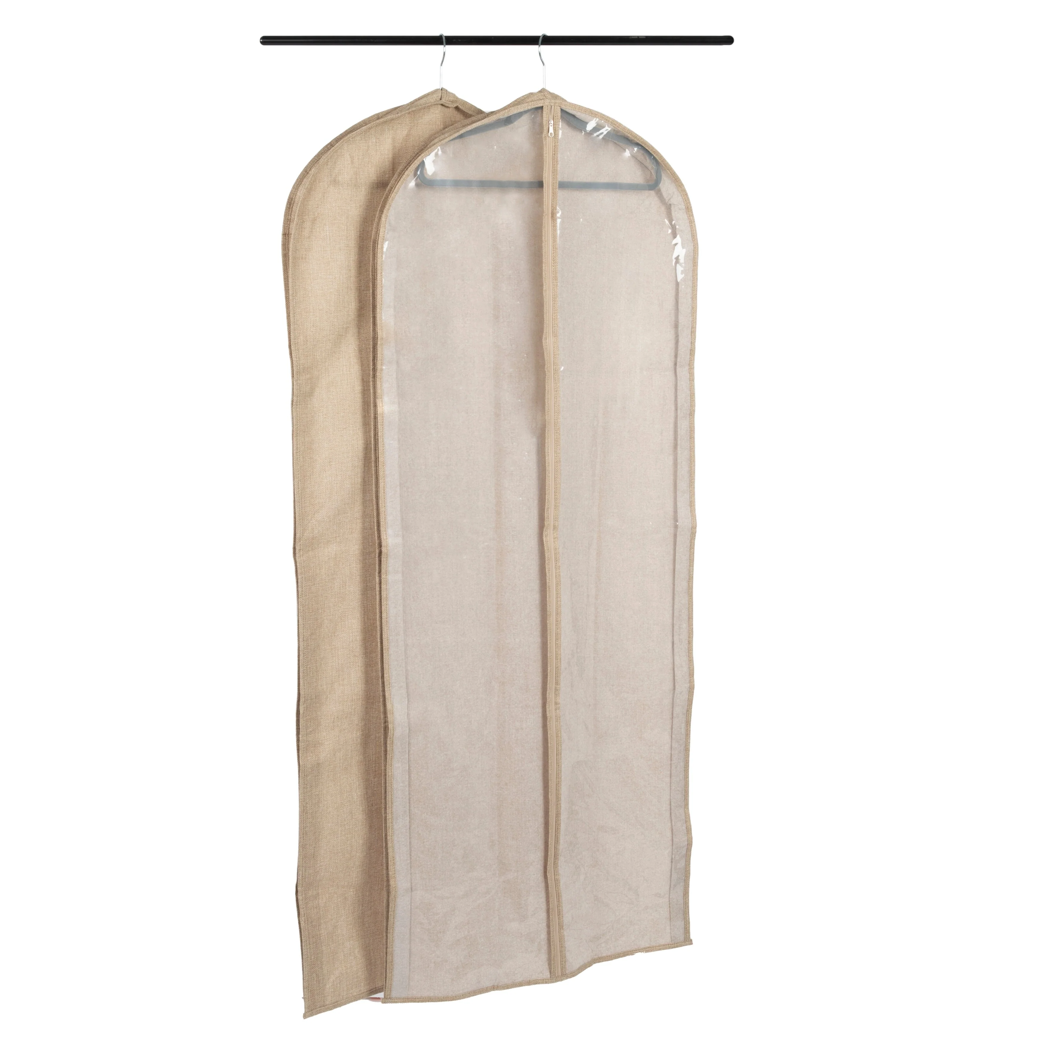 Household Essentials Zippered Garment Storage Bag with Clear Vision Front - 24.0