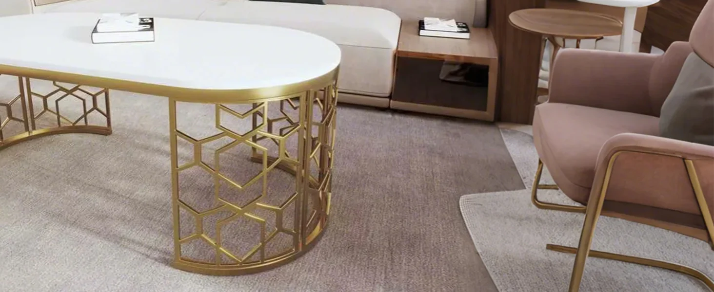 Modern Oval Coffee Table
