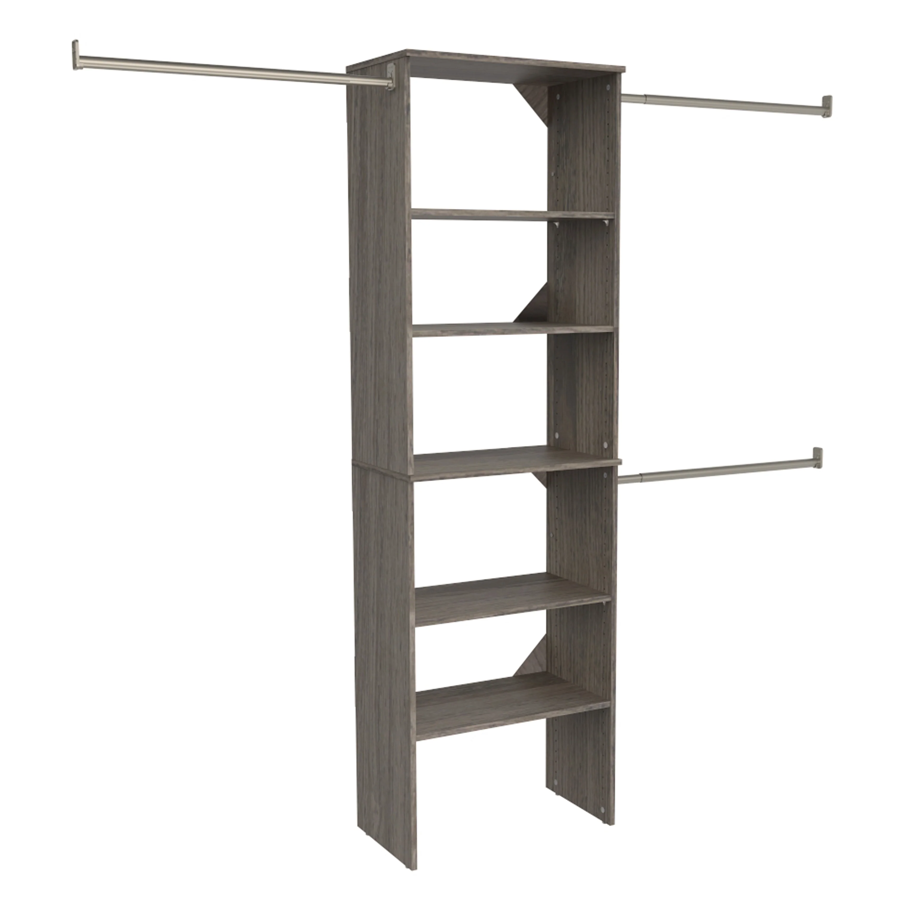 ClosetMaid SuiteSymphony 25-inch Wide Starter Tower Closet Organizer