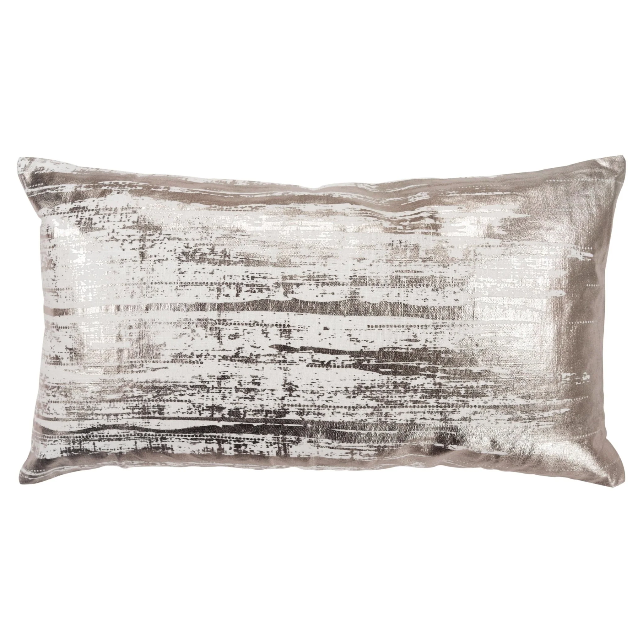 Brushstroke Print Decorative Throw Pillow