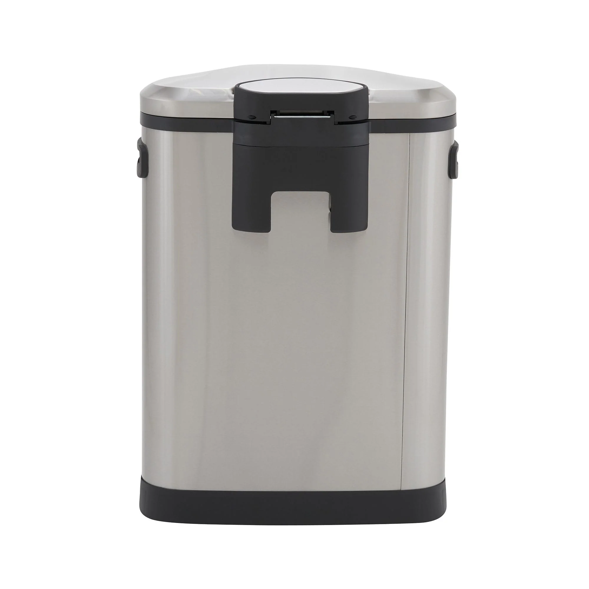 Household Essentials Stainless Steel Step Trash Can with Plastic Liner