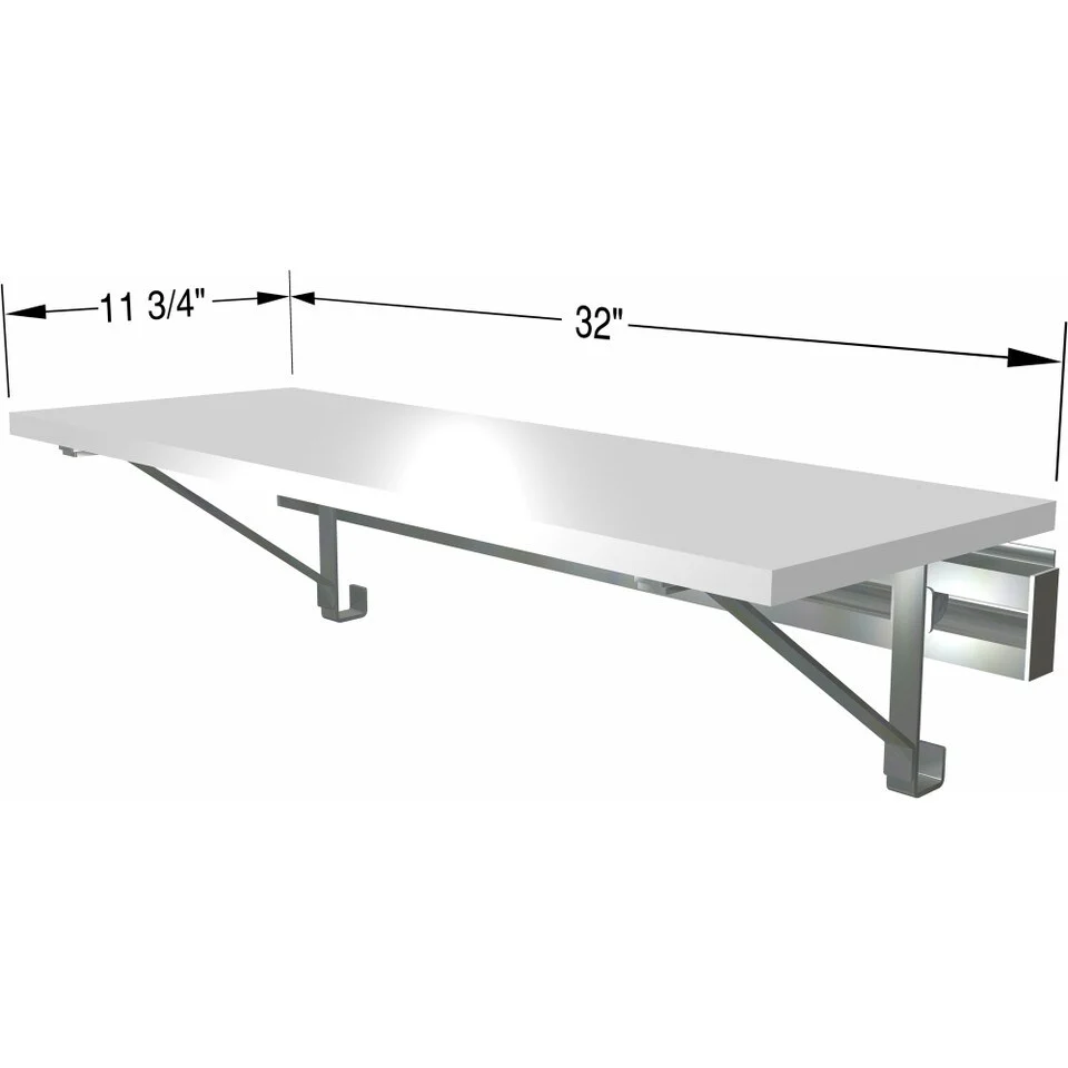 arrange a SPACE RCSS12 Single Wall Mounted Shelf (SHELF ONLY - no hang)