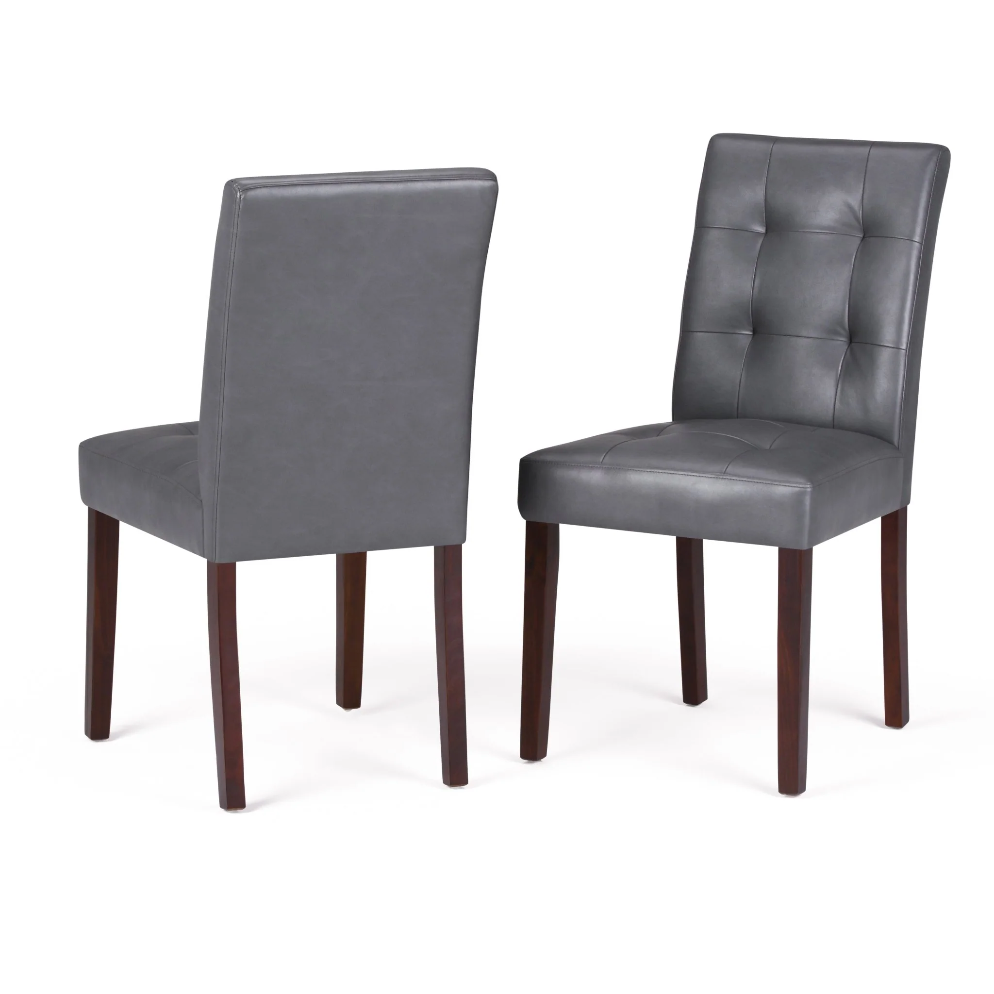Effulgent Upholstered Dining Chair with Button Tufted, Set of 2
