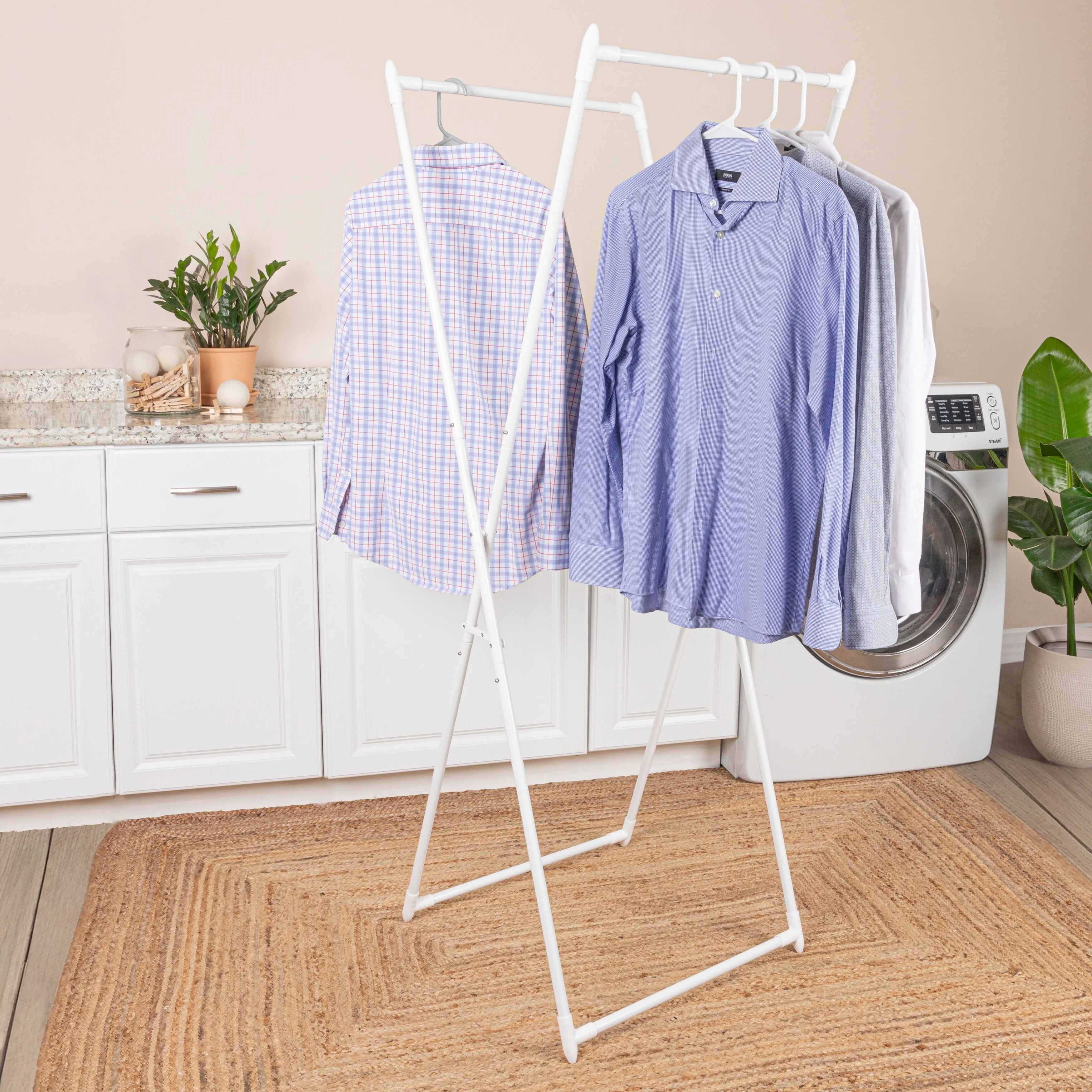 Household Essentials Valet Folding Clothes Rack