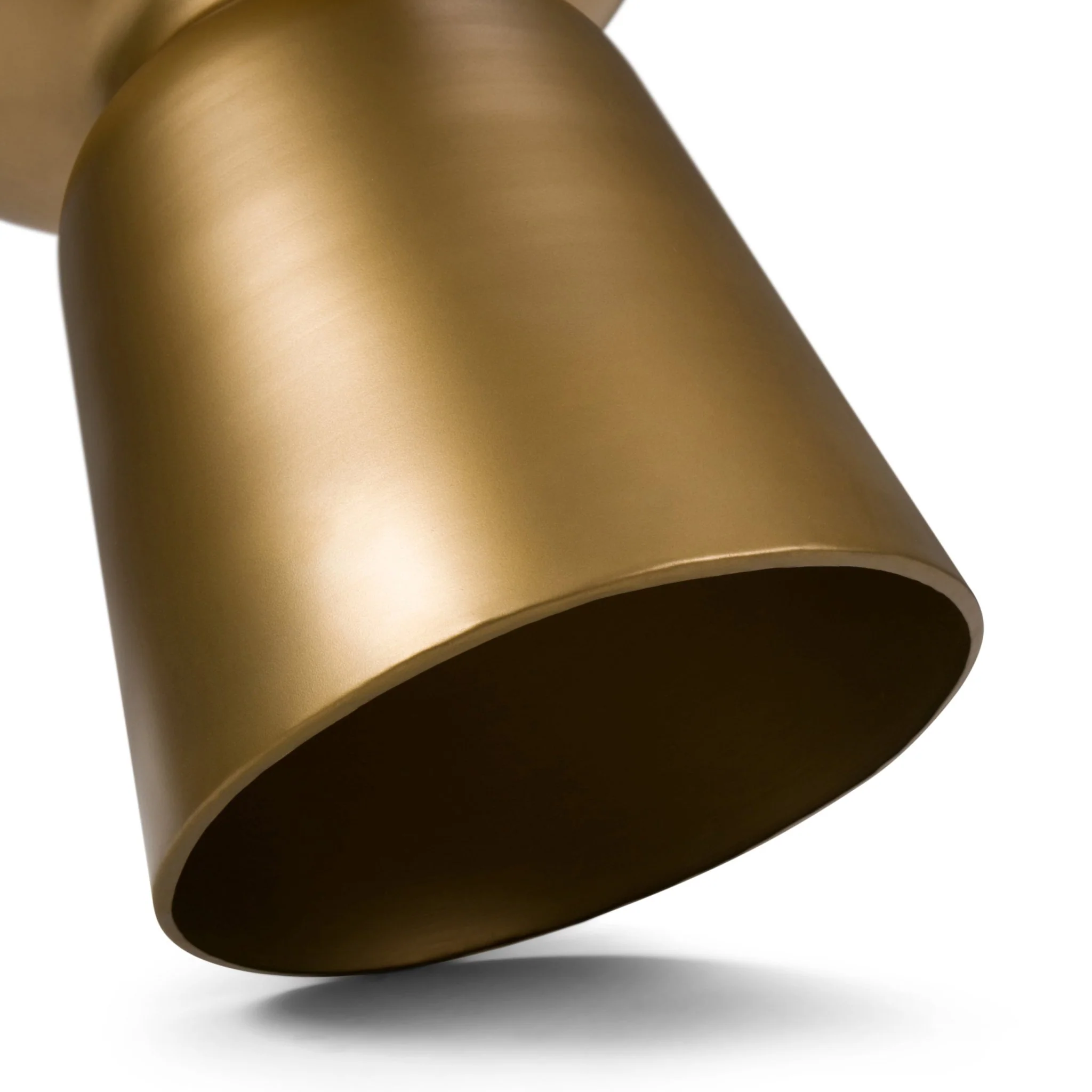 Solsticea Metal Accent Table with Round Top Design