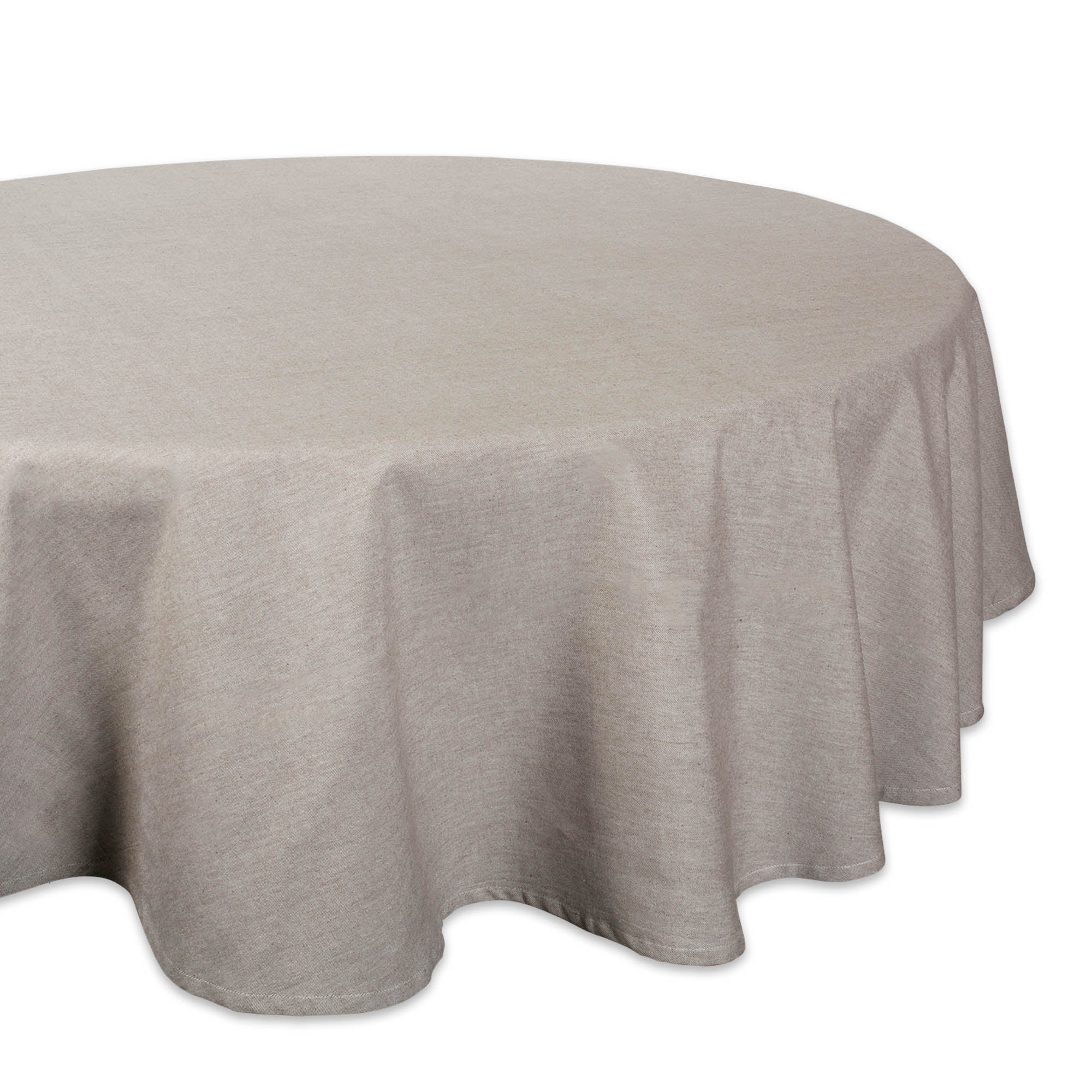 Natural Solid Chambray Tablecloth