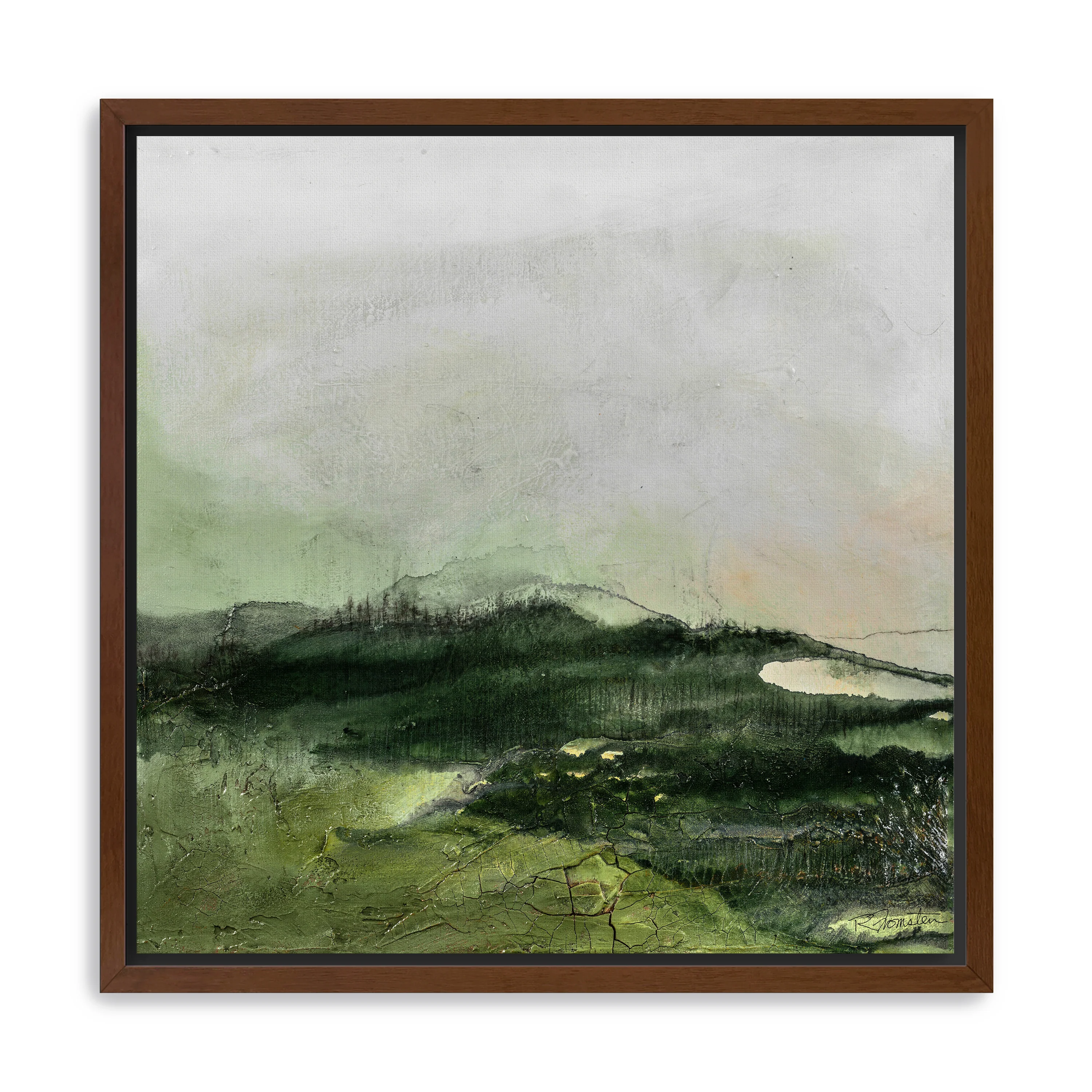 Distant Pines Canvas Giclee
