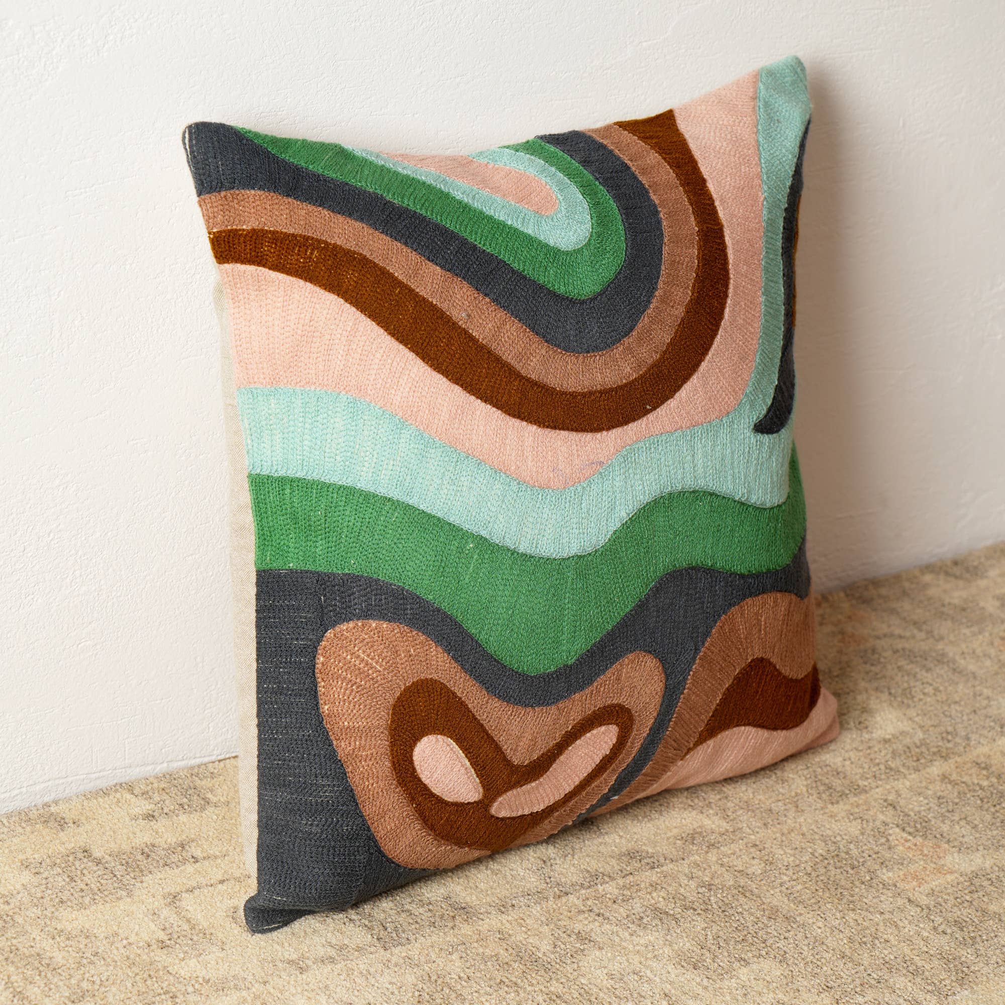 100% Cotton Embroidery Pillow