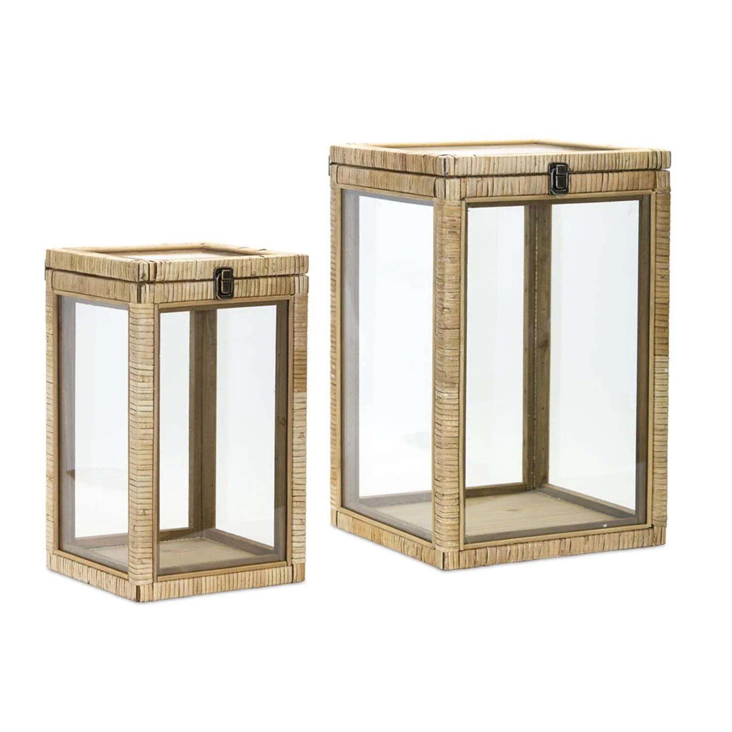 Box Lantern (Set of 2) - 11.5 x 11.5 x 17.75