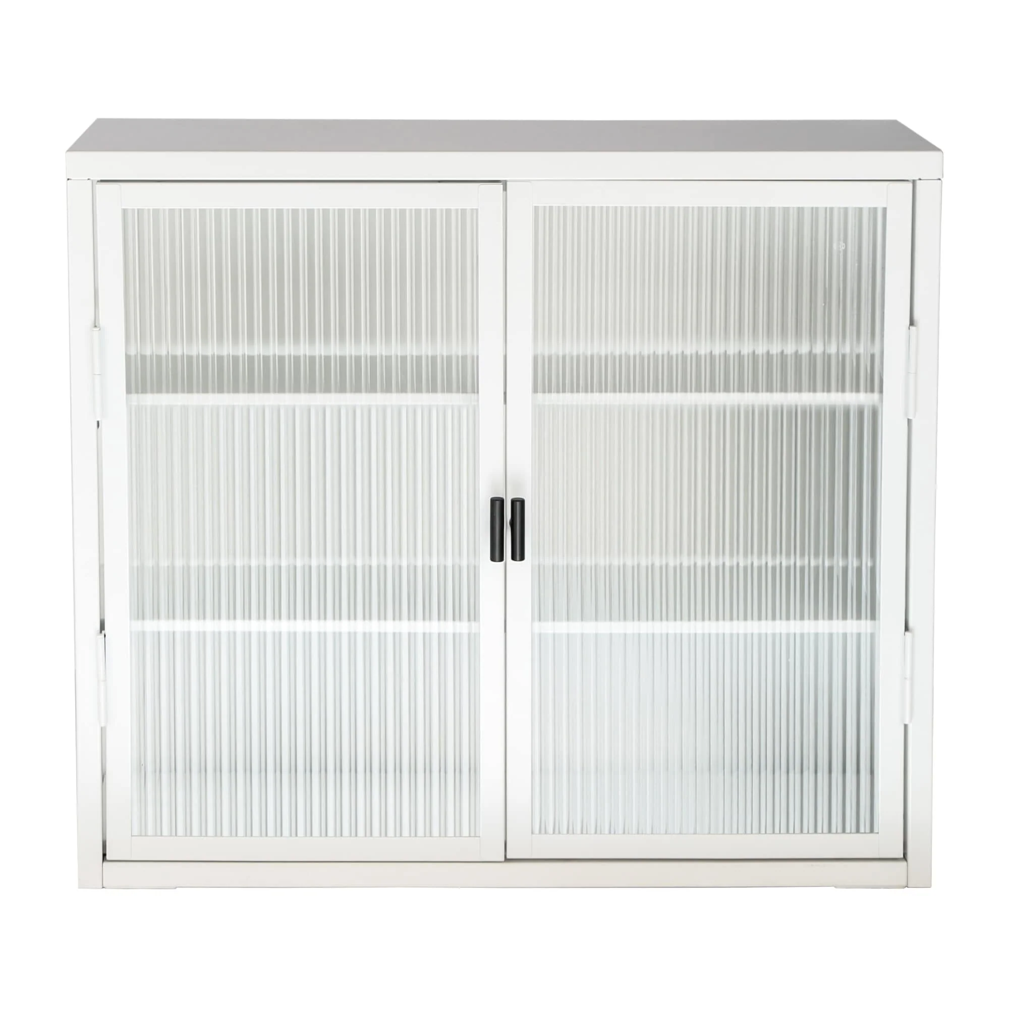 Retro Style Glass Door Wall Cabinet