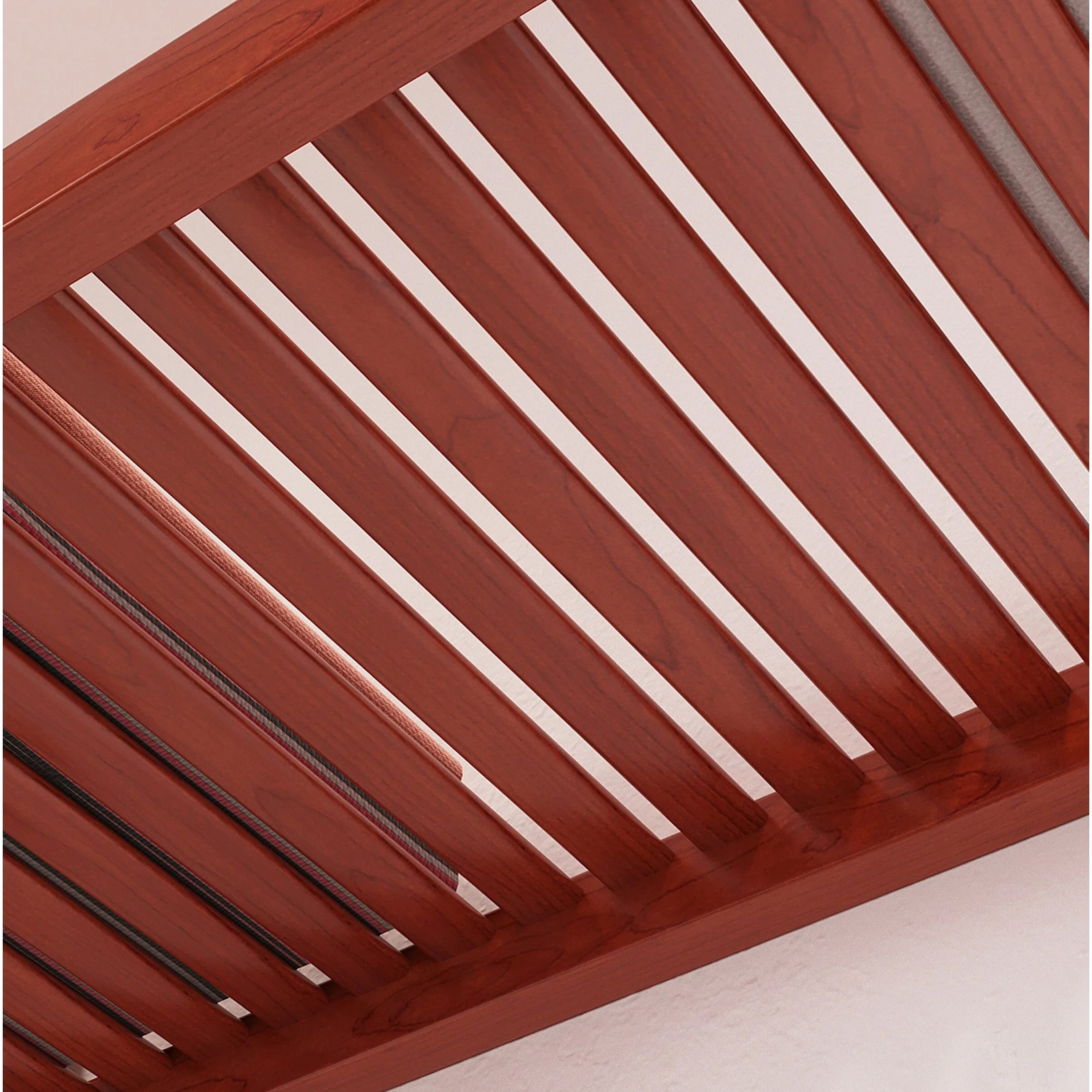 John Louis Home Solid Wood Reach-In Closet System Red Mahogany