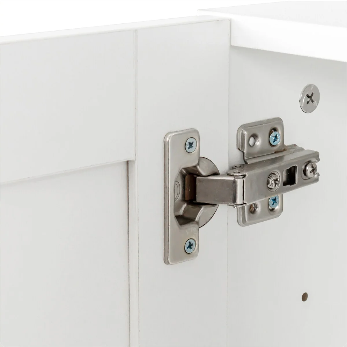 Stackable Wood Wall Mounted Storage Cabinet,White
