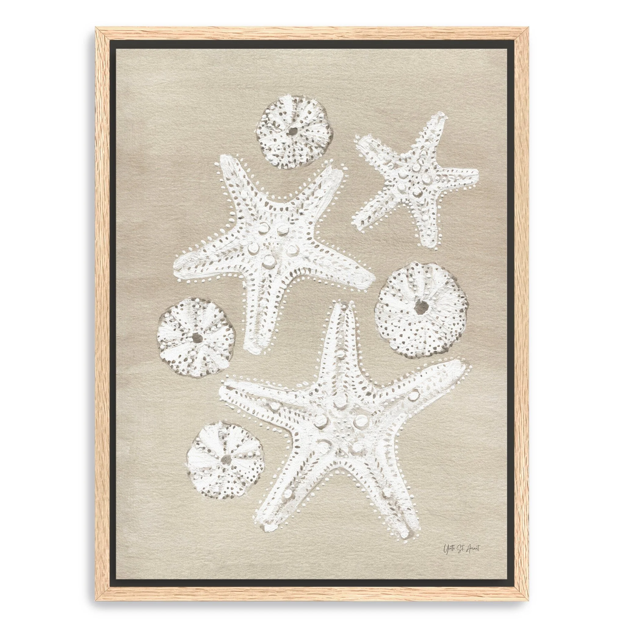 Beach I Canvas Giclee Wall Art