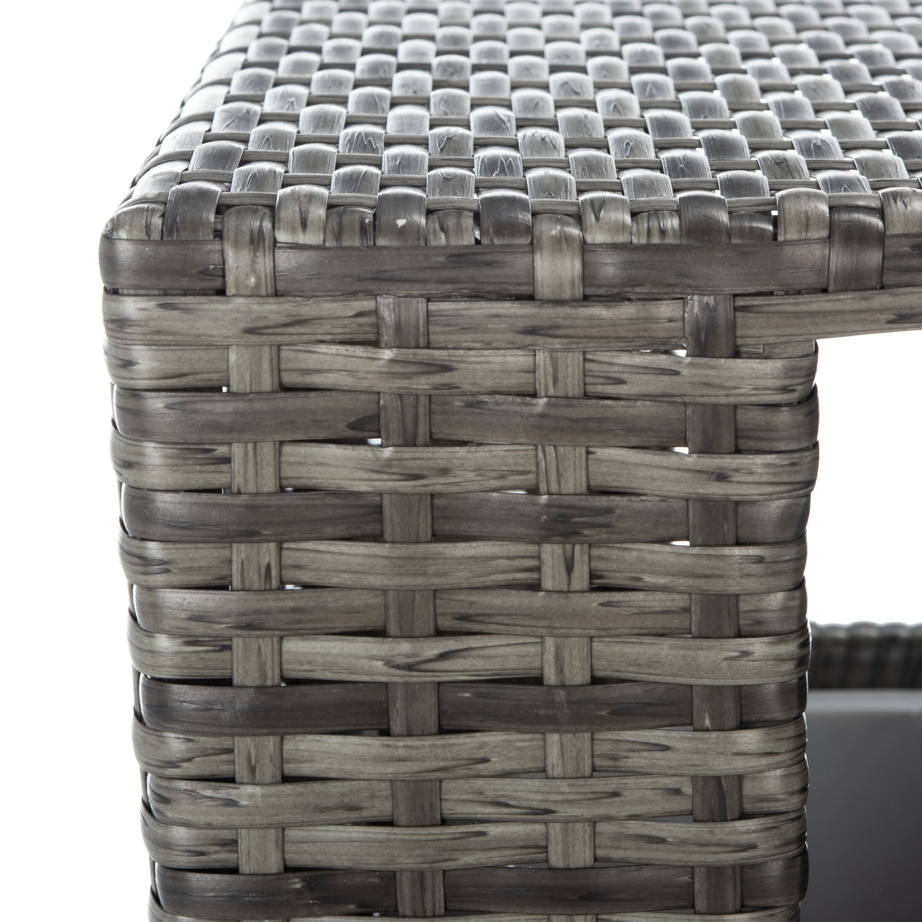 SAFAVIEH Outdoor Jennie Trash Bin (Fully Assembled)
