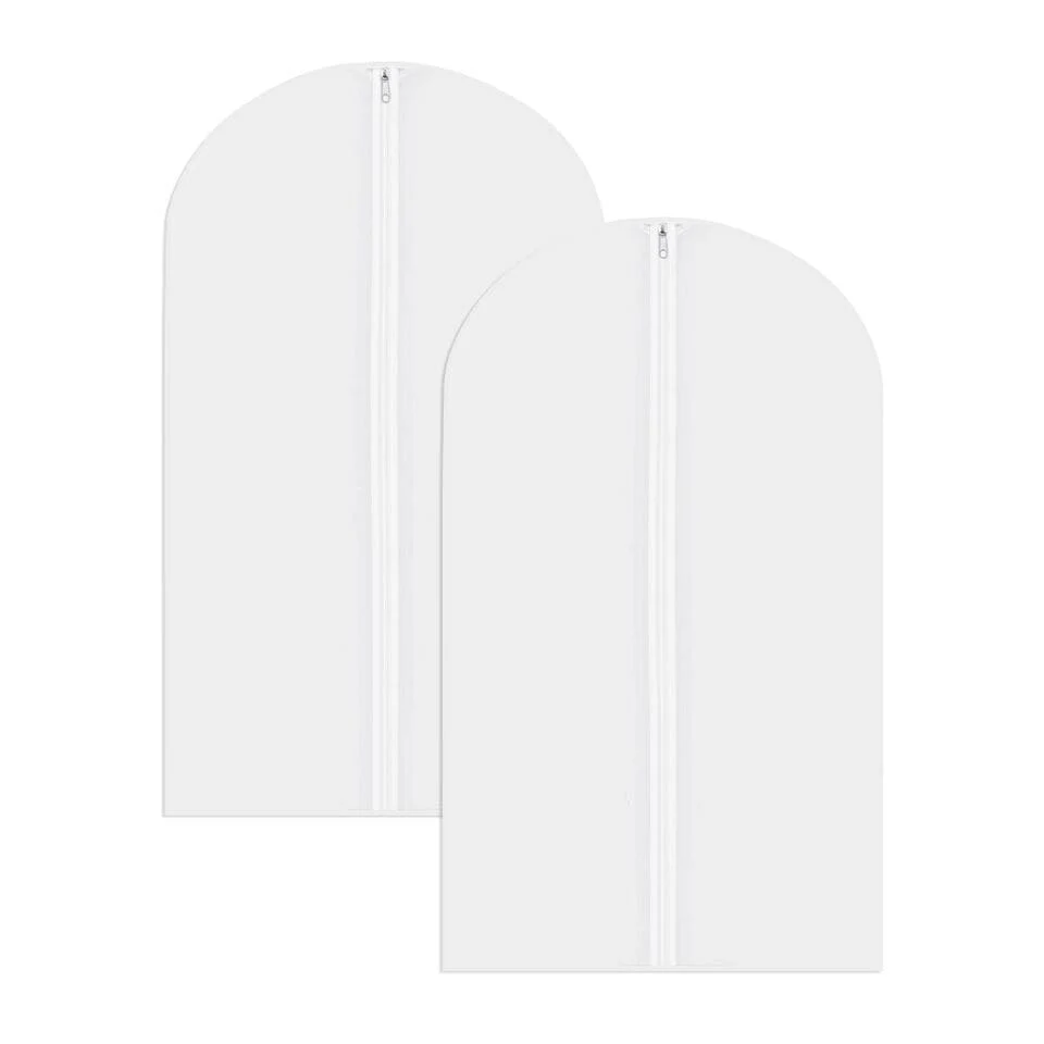 Clear Full-Zip Suit Dress Storage Cover