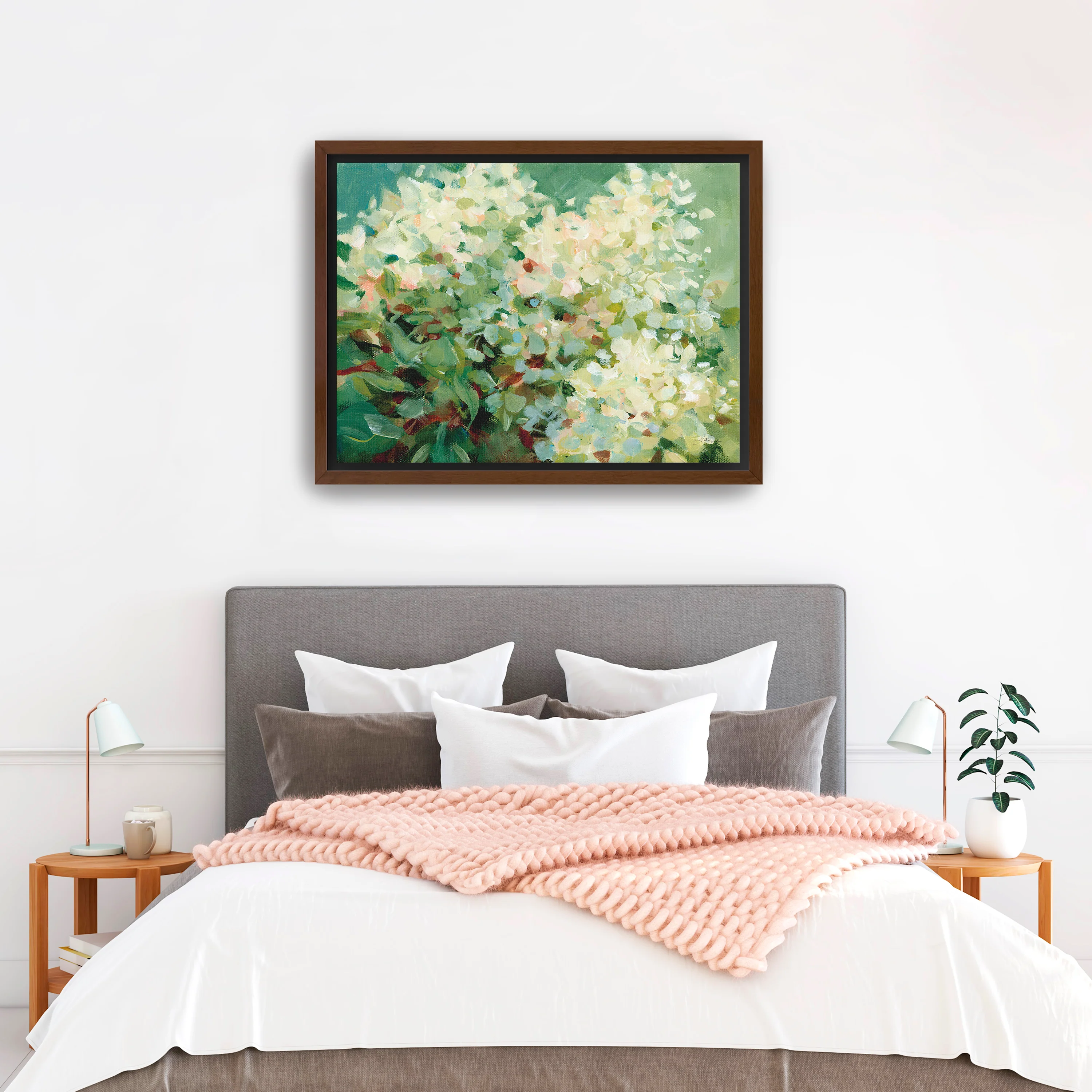 Humble Hydrangea Canvas Giclee