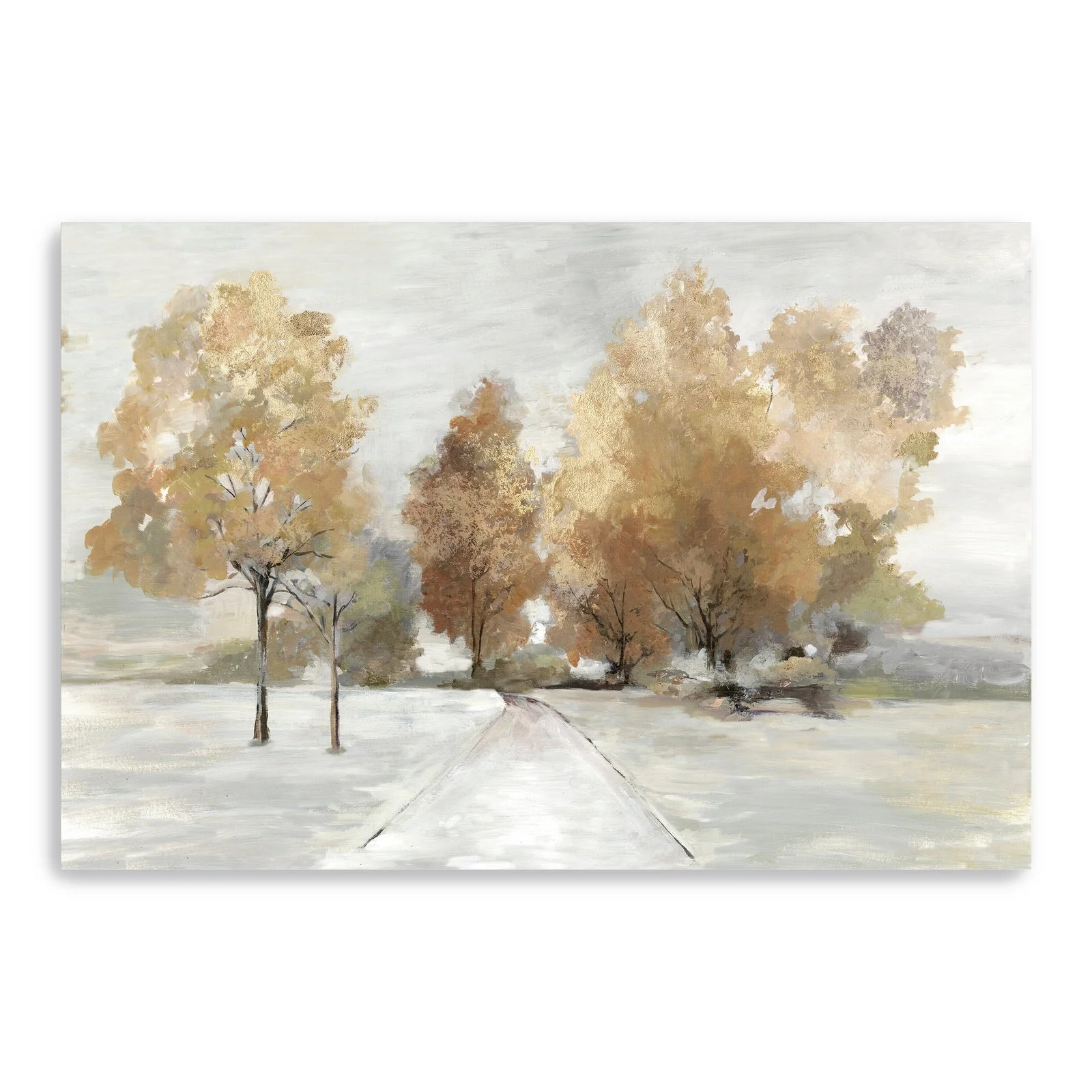 Trail Under The Trees Canvas Giclee Wall Art