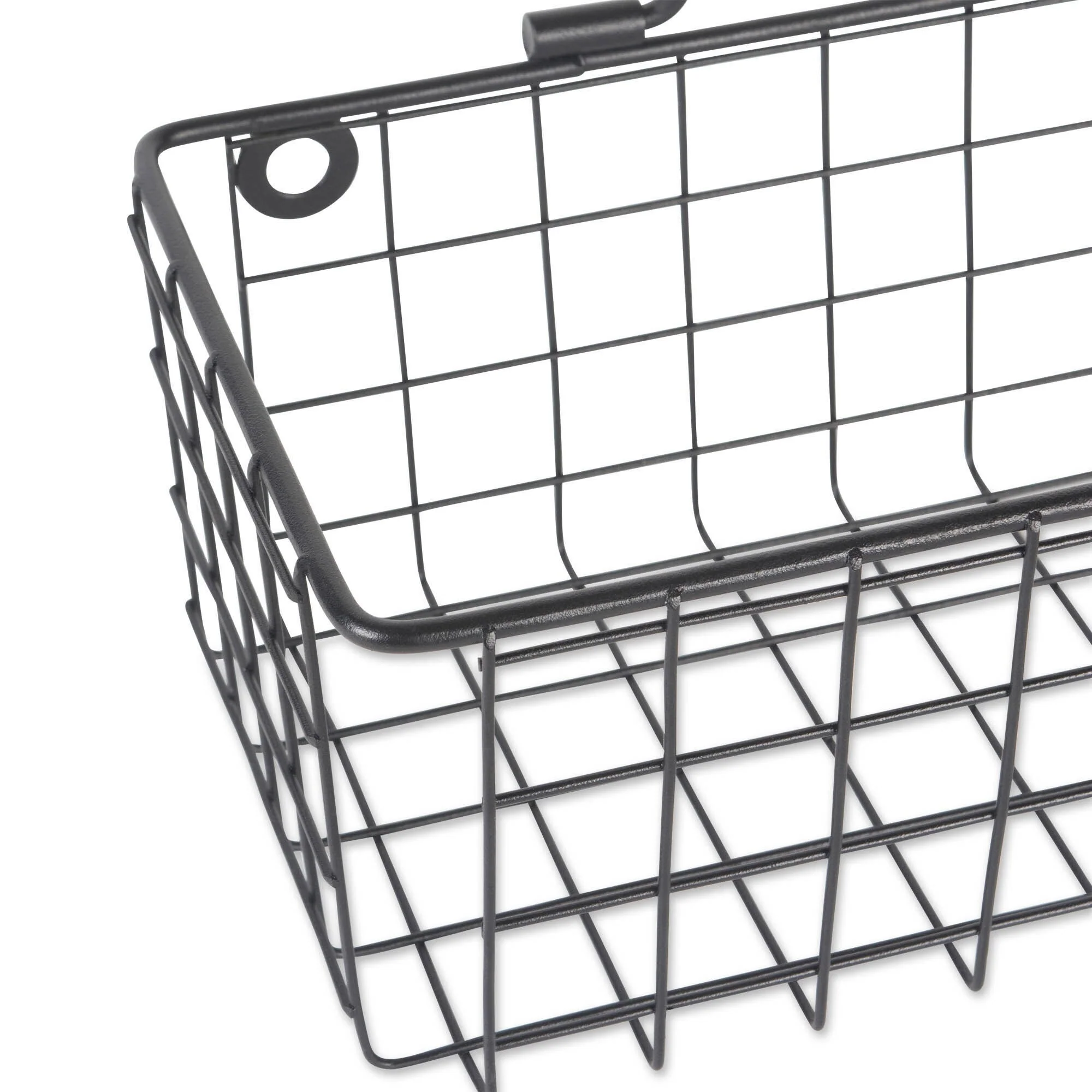 DII Wire Wall Basket(Set of 2) Grey