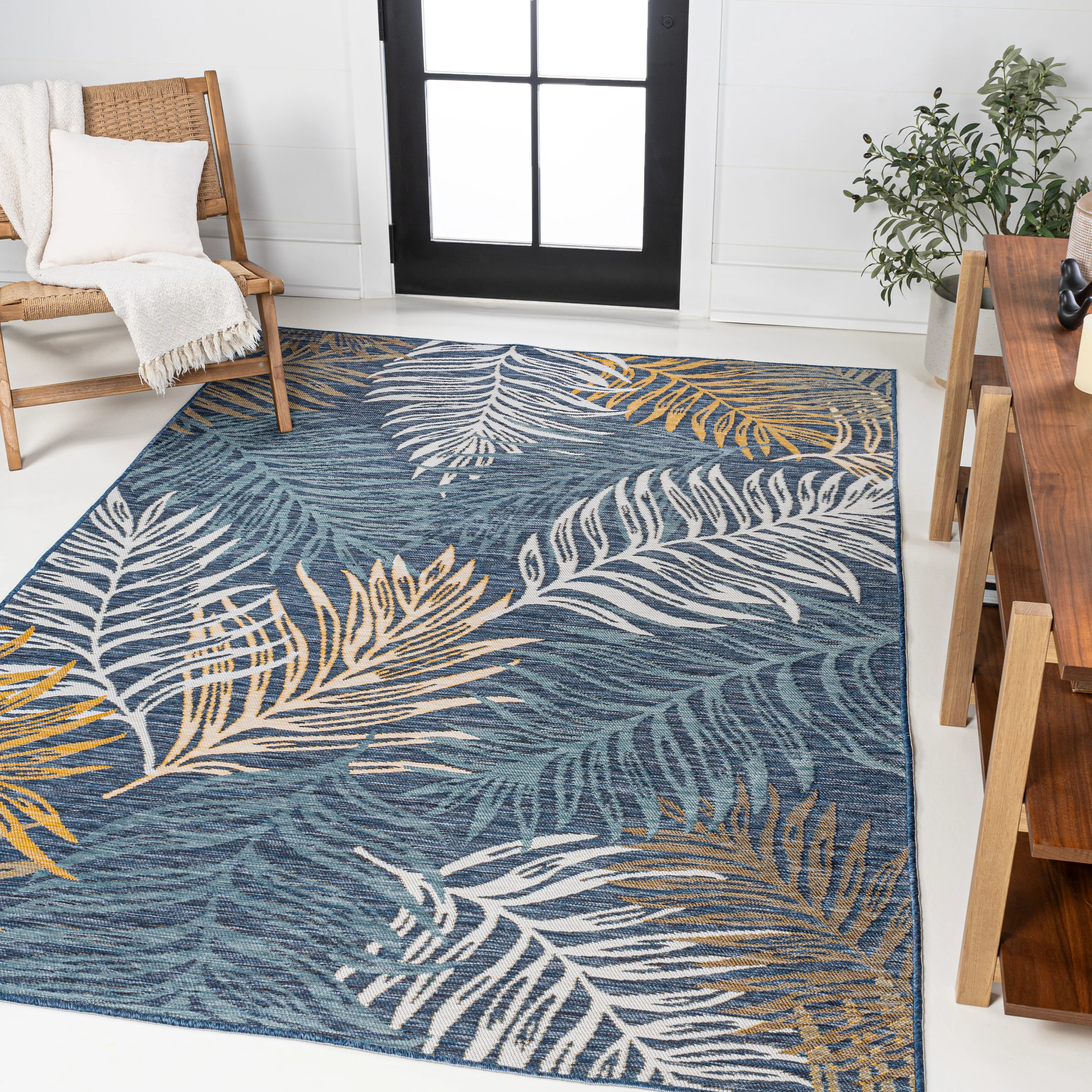 Calypso Reversible Machine-Washable Indoor/Outdoor Area Rug