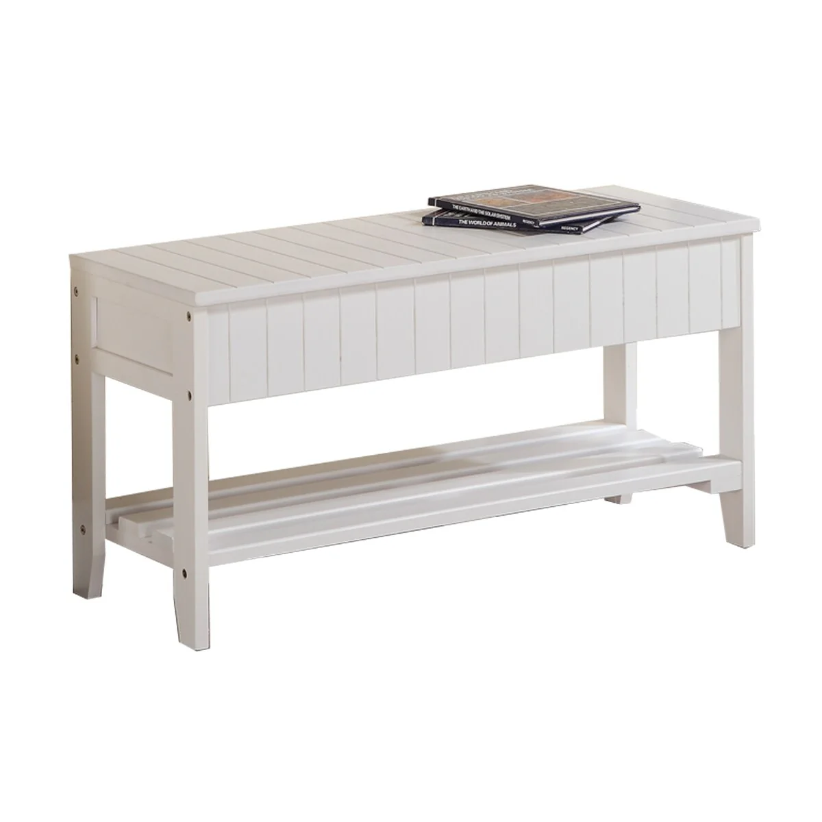 Quality Solid Wood Shoe Bench with Storage