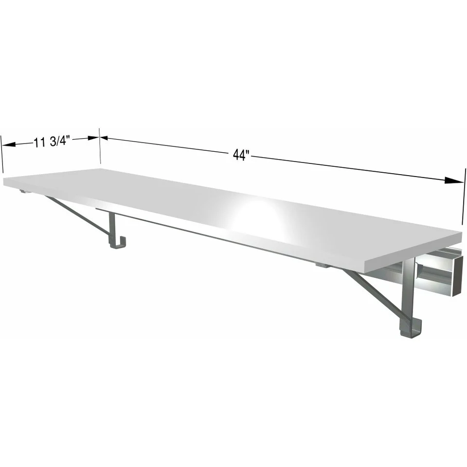 arrange a SPACE RCSS12 Single Wall Mounted Shelf (SHELF ONLY - no hang)