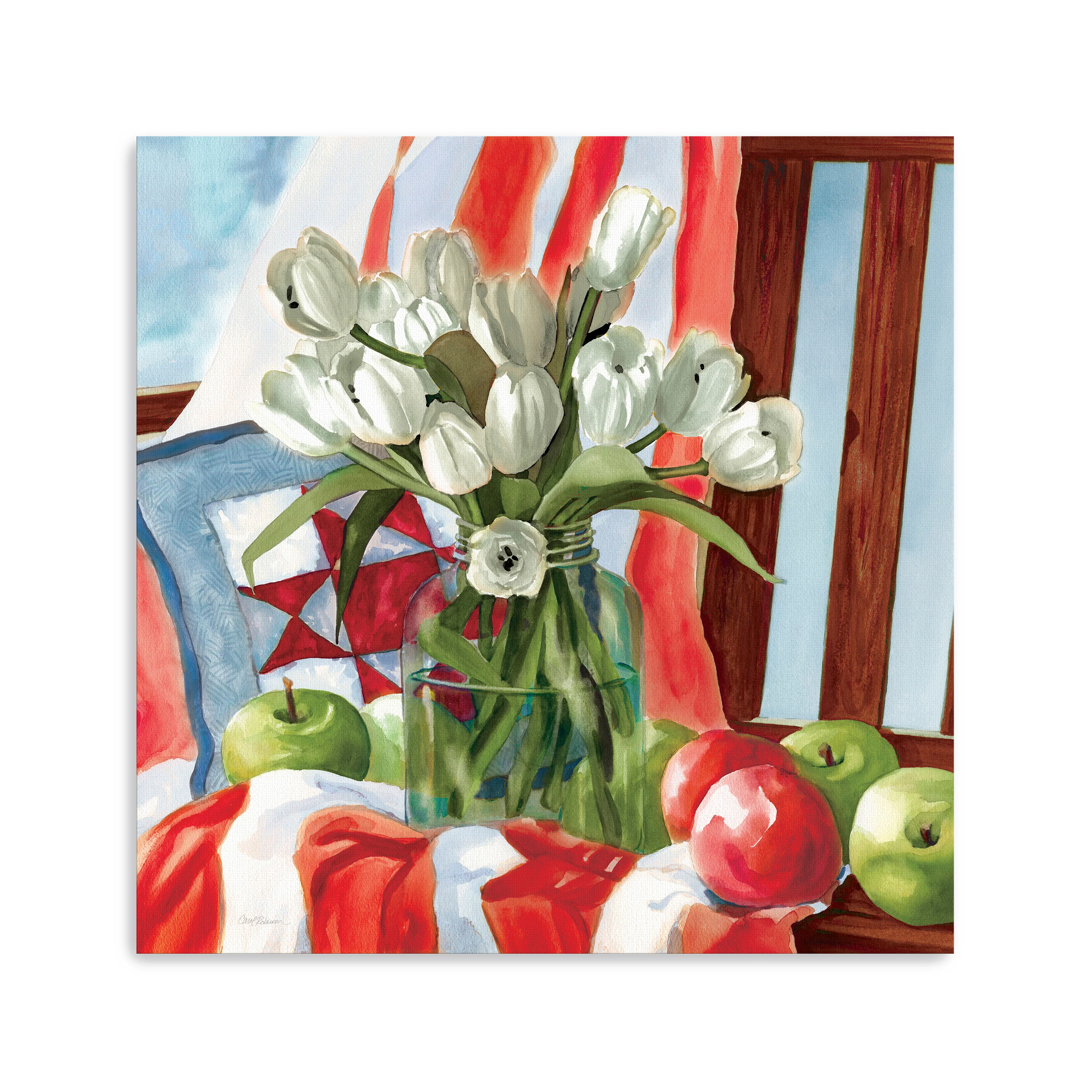 July Tulips Canvas Giclee