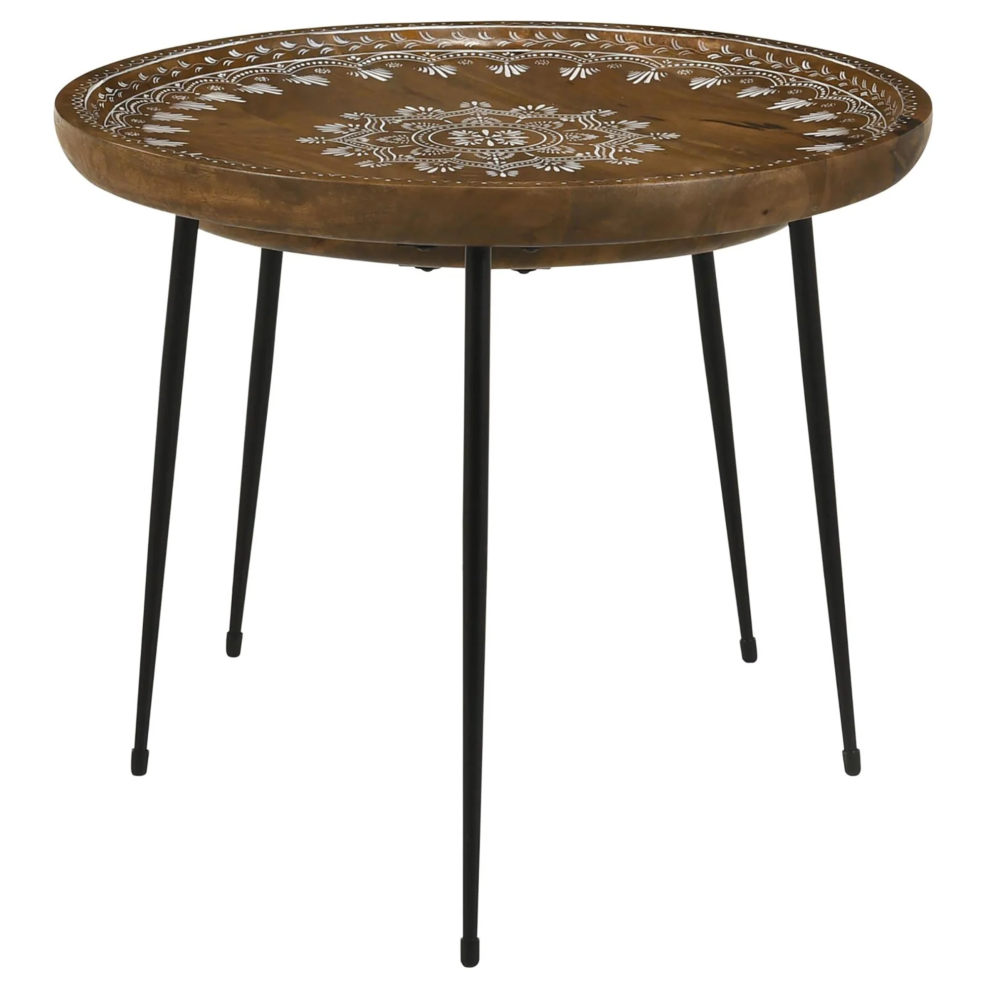 2-Piece Nesting Table with Flared Legs