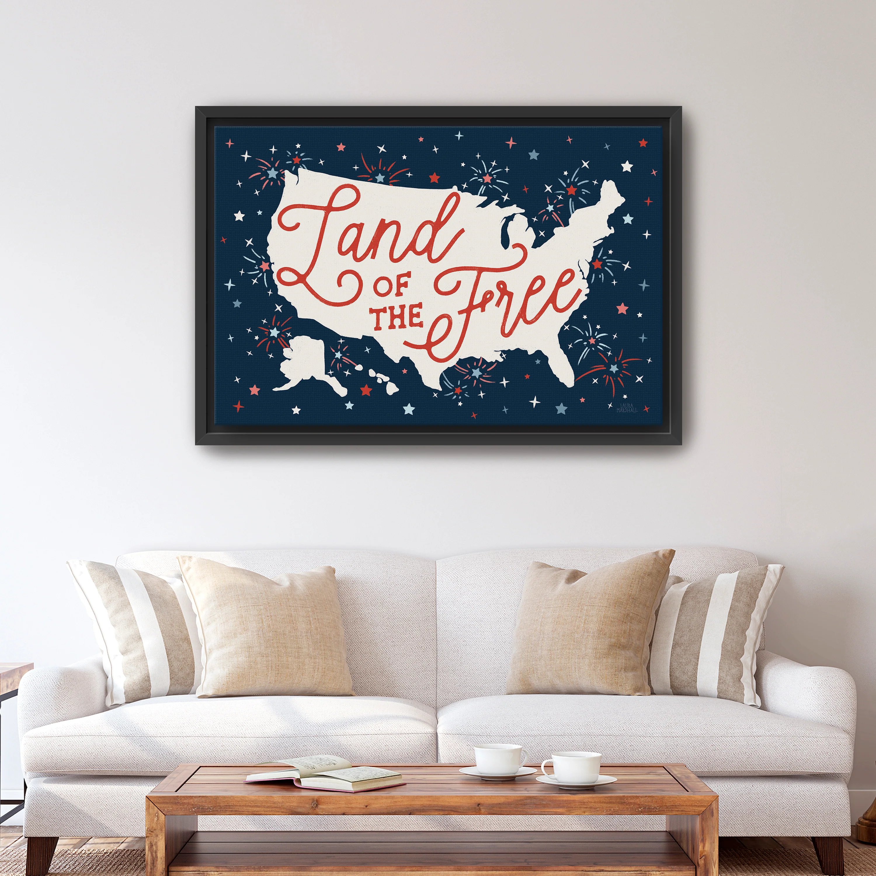 Stars and Stripes I  Canvas Giclee