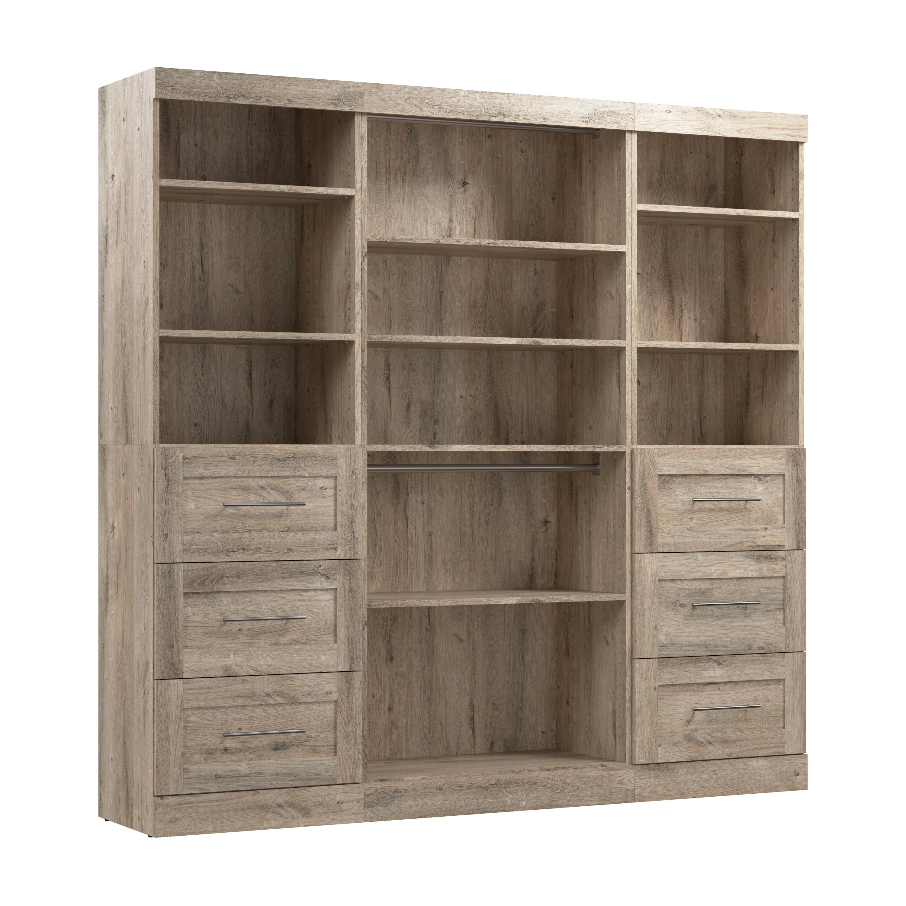 Pur 86W Closet Organization System with Drawers by Bestar - 86