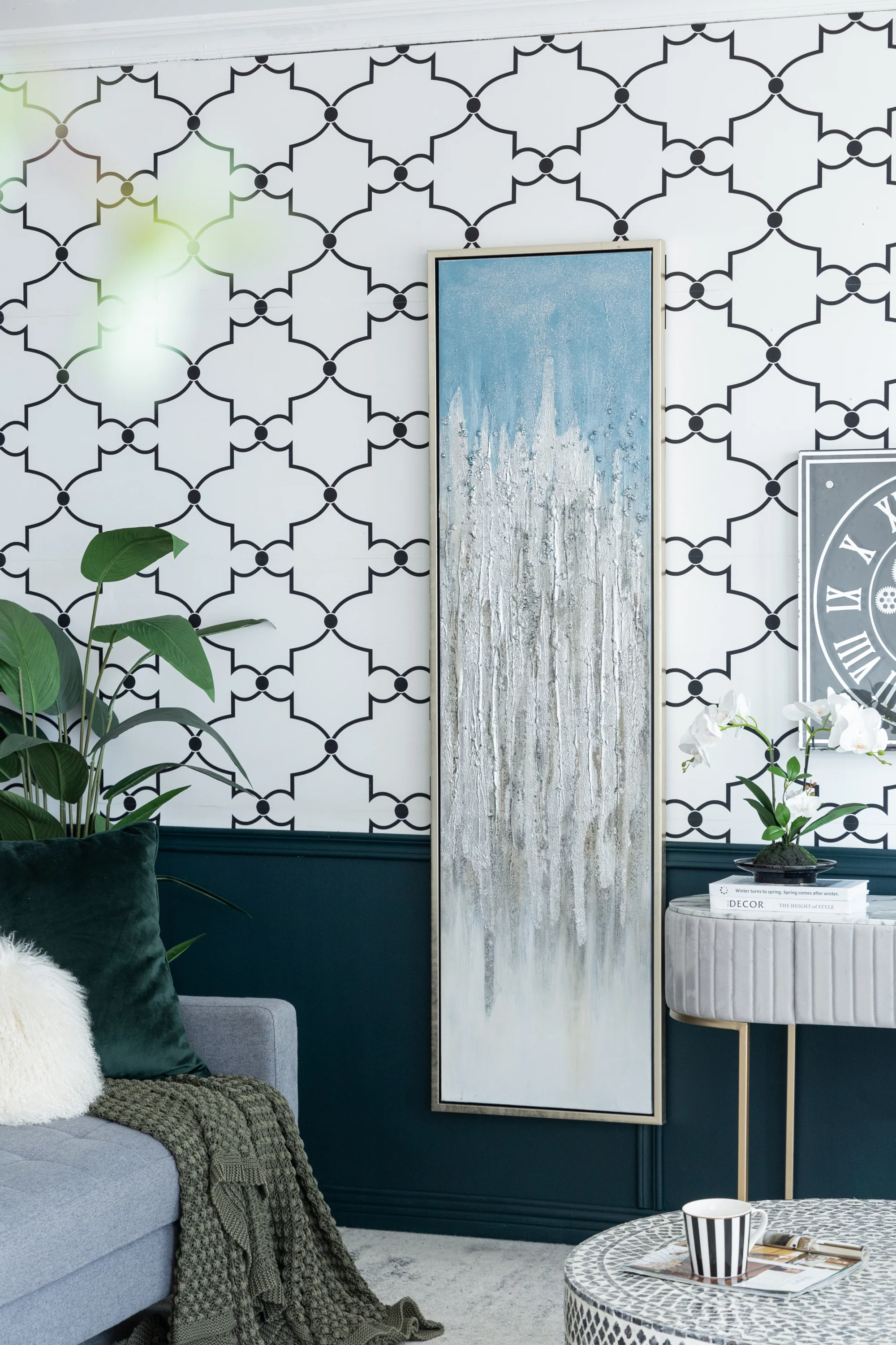 Dhalia Ombre Wall Art