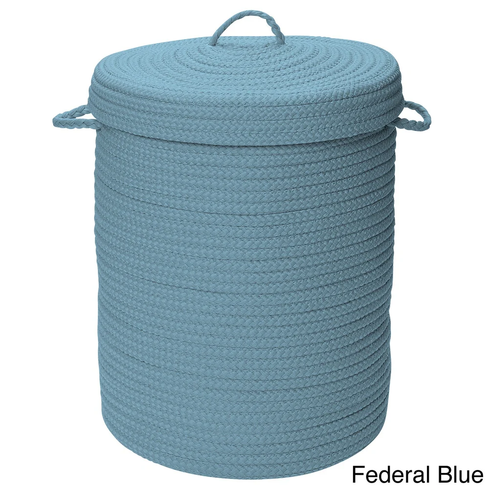 Savvy Textured Portable Lidded Storage Hamper