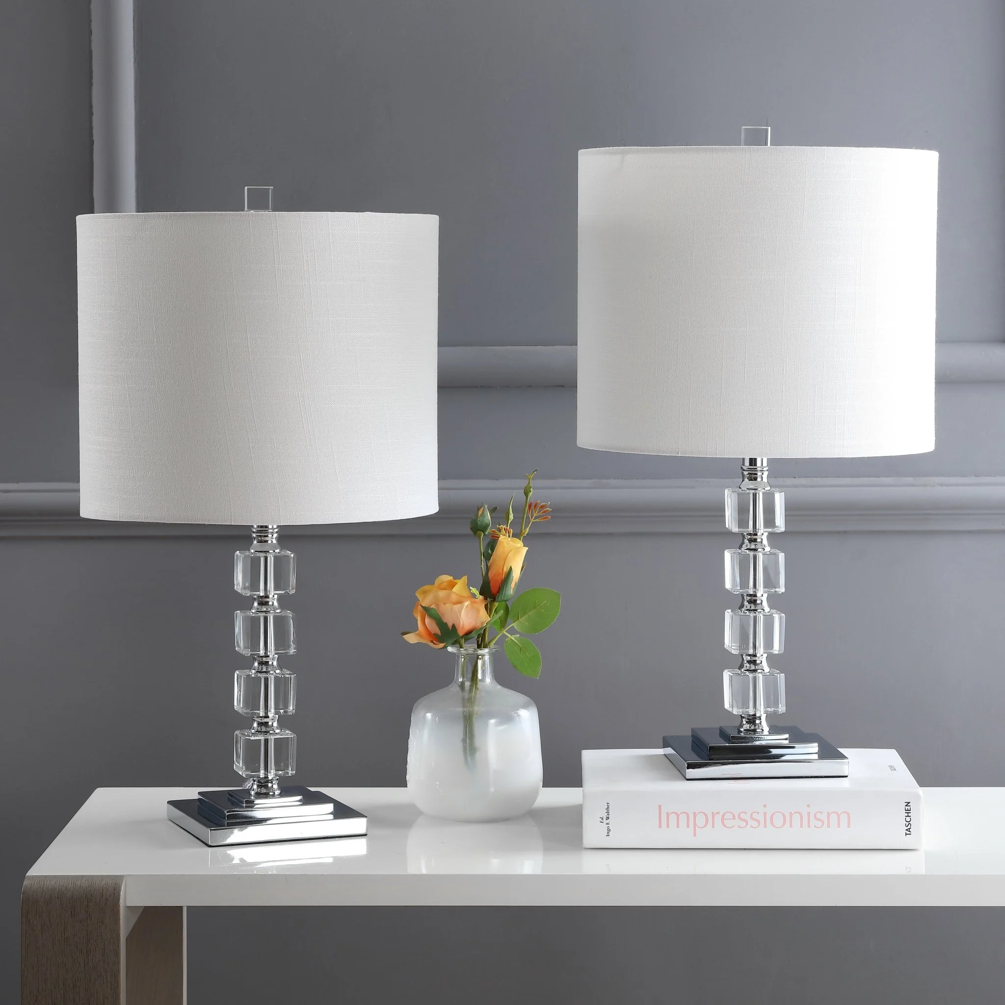 Barnard LED Crystal/Metal Table Lamp