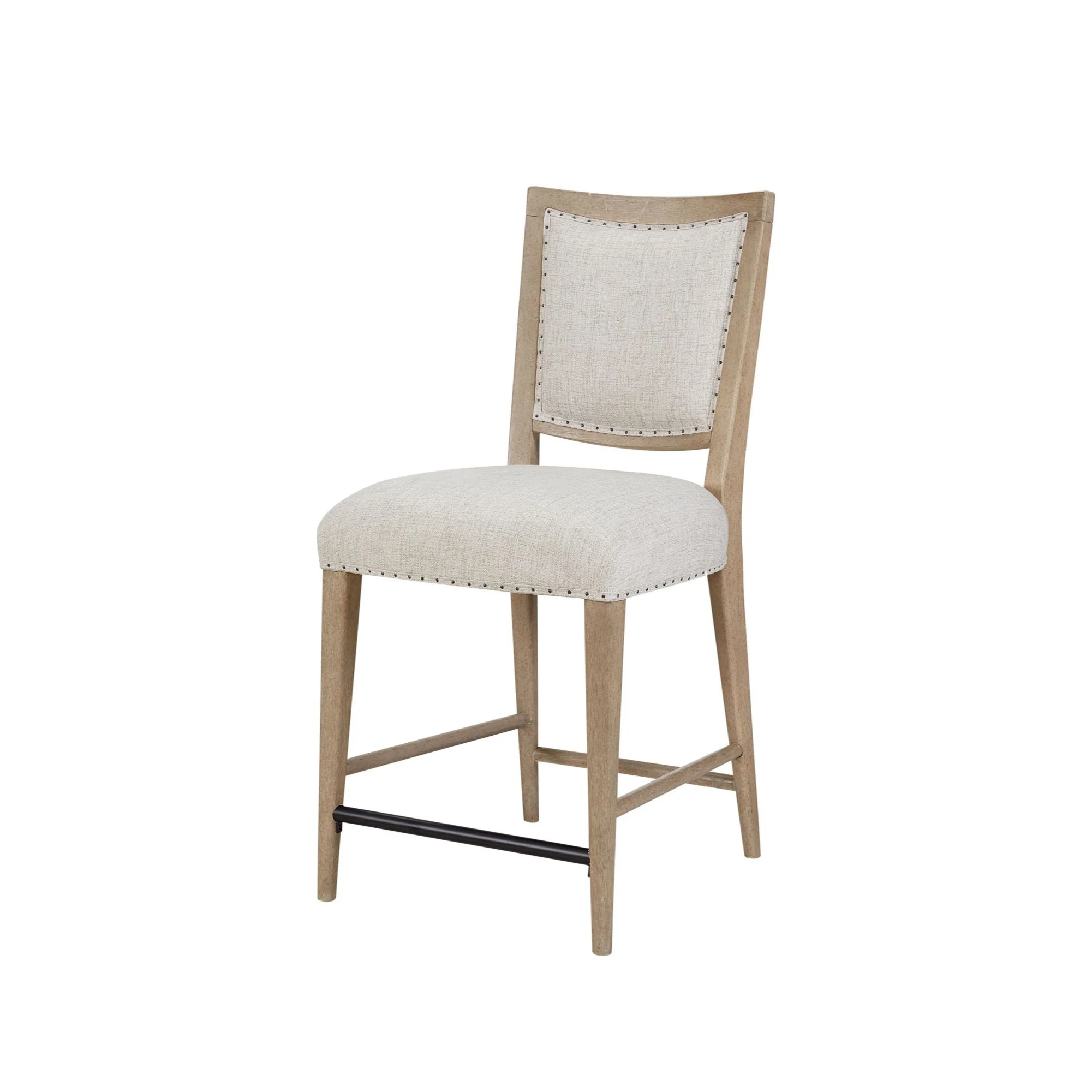 Counter Stool in Sand Colored Finish, Set of 2
