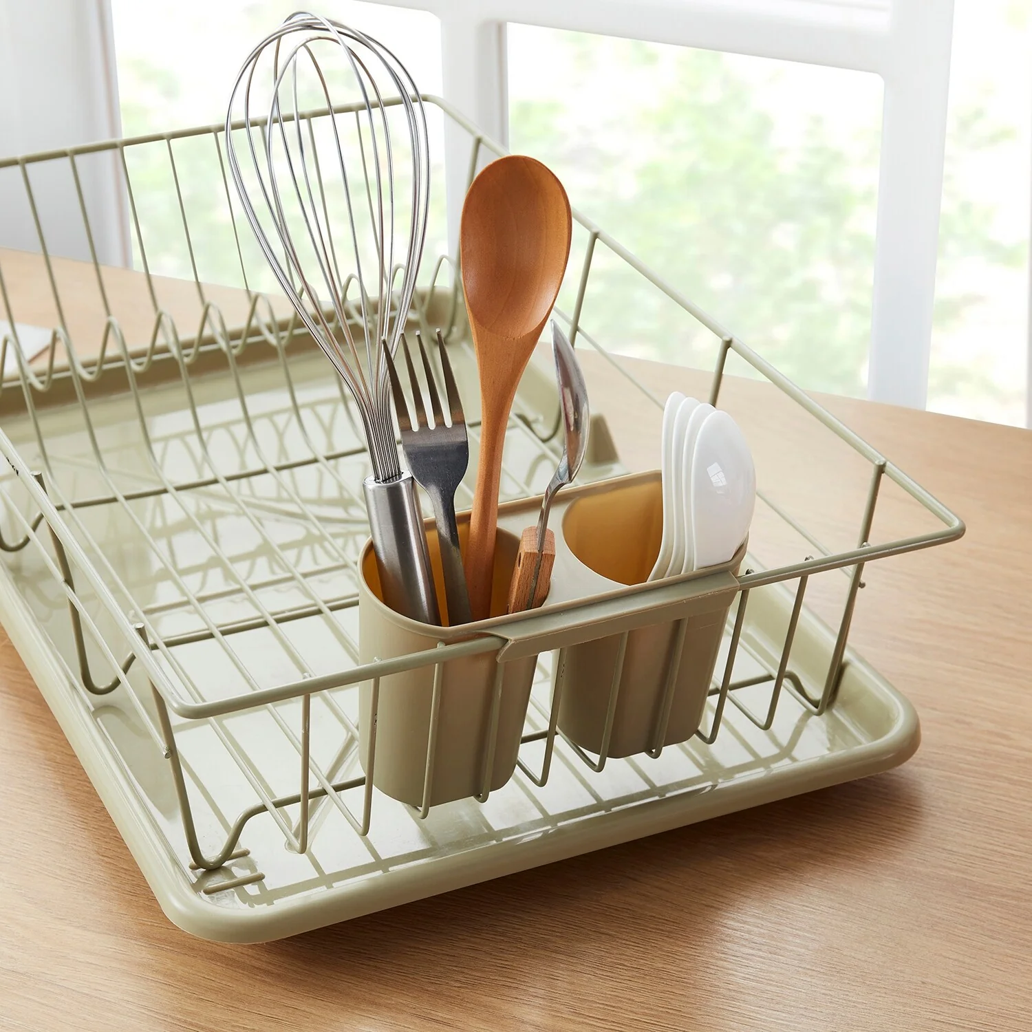 Sweet Home Collection 3-Piece Kitchen Sink Dish Drainer Set