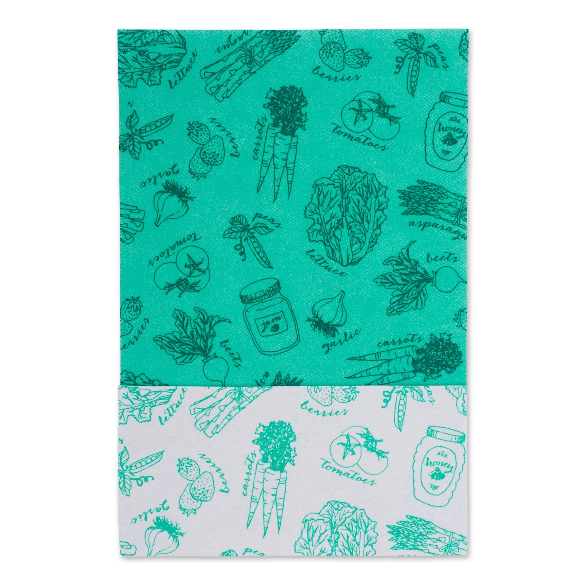 DII Nautical Blue Market Print Fridge Liner (Set of 6)