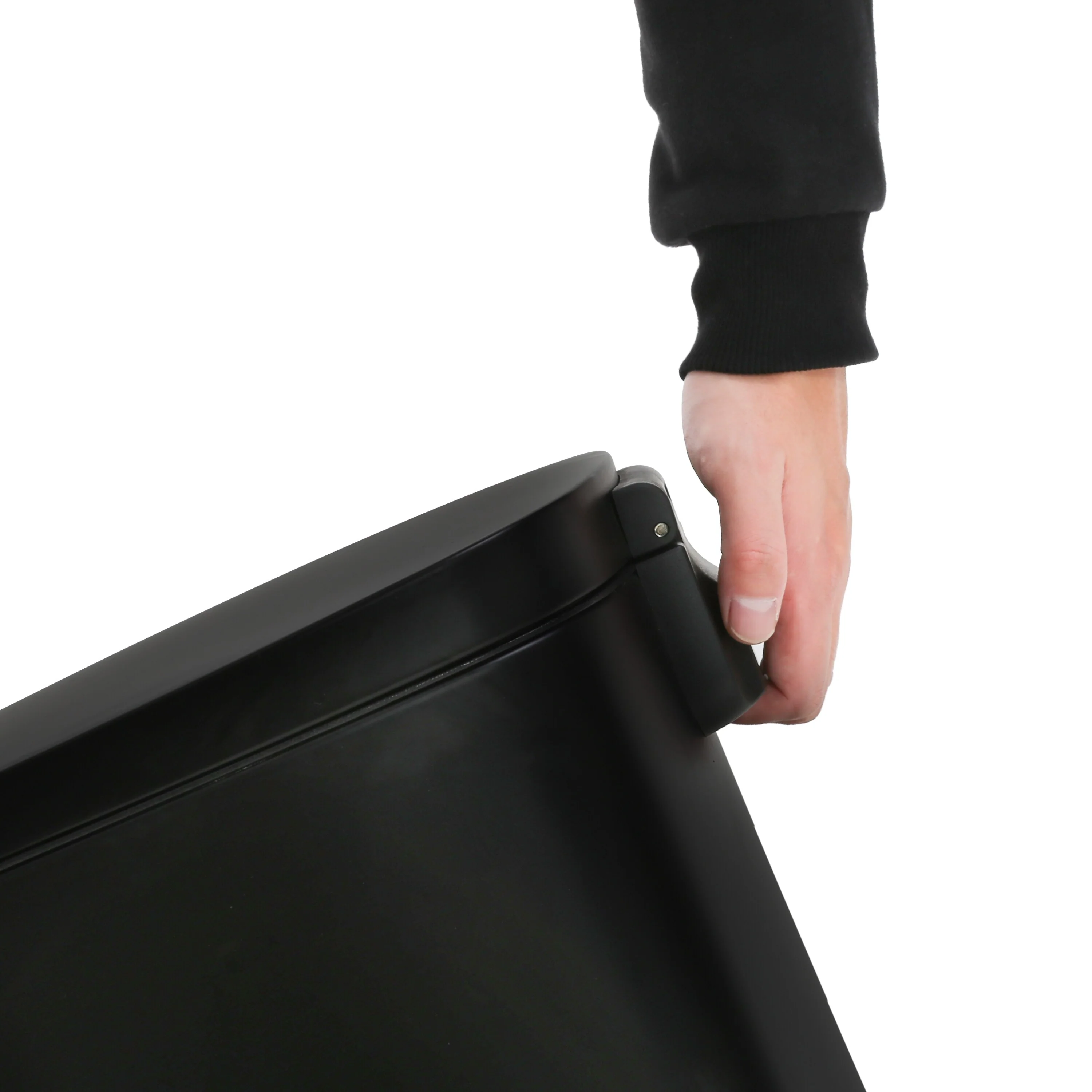 13 Gallon 50 Liter Stainless Steel Step Trash Can with Removable Inner Bucket by Furniture of America