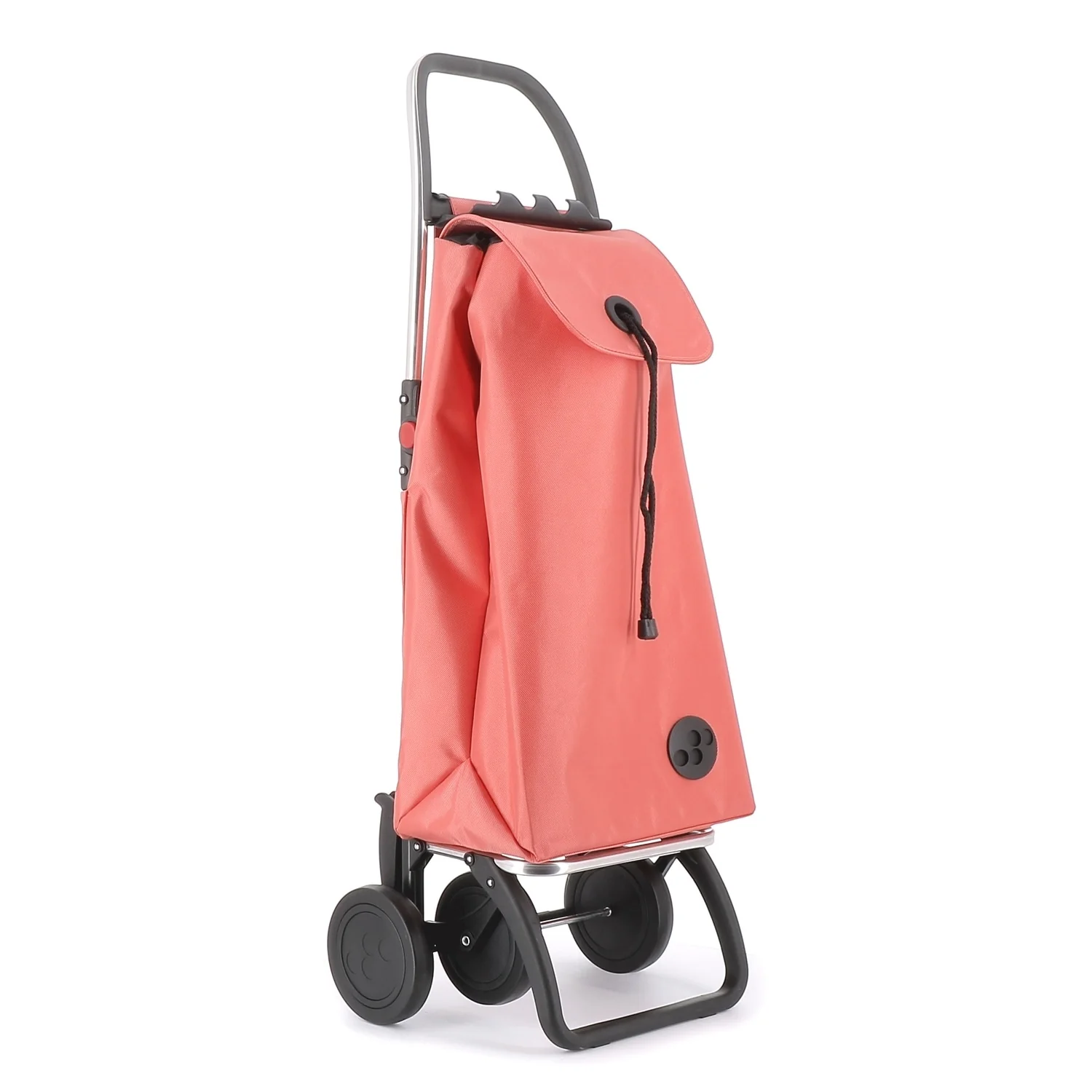 Rolser I-Max MF 4 Wheel Foldable Shopping Trolley - 15.35 in. W x 41.34 in. H x 12.6 in. D