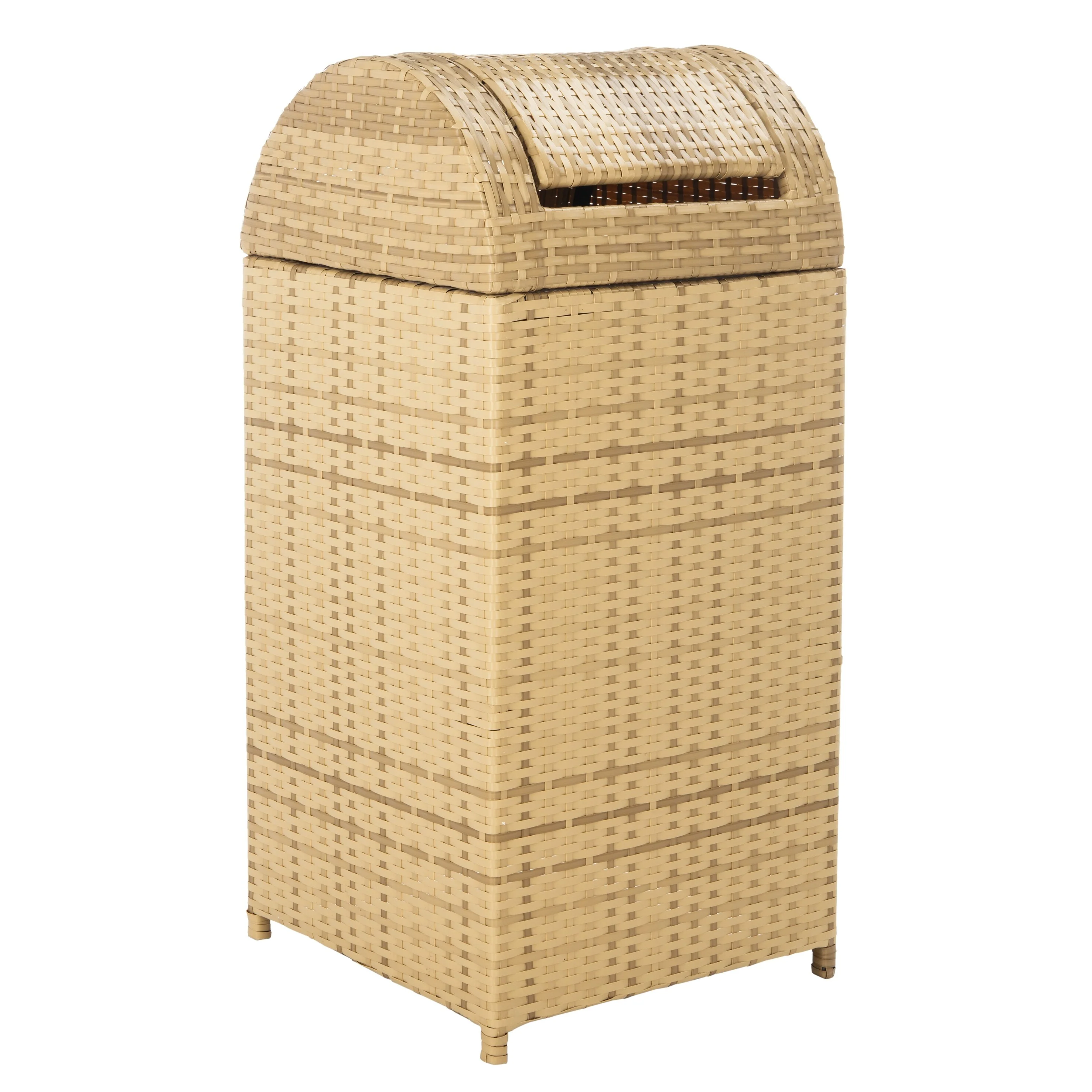 SAFAVIEH Outdoor Karyme Trash Bin (Fully Assembled)