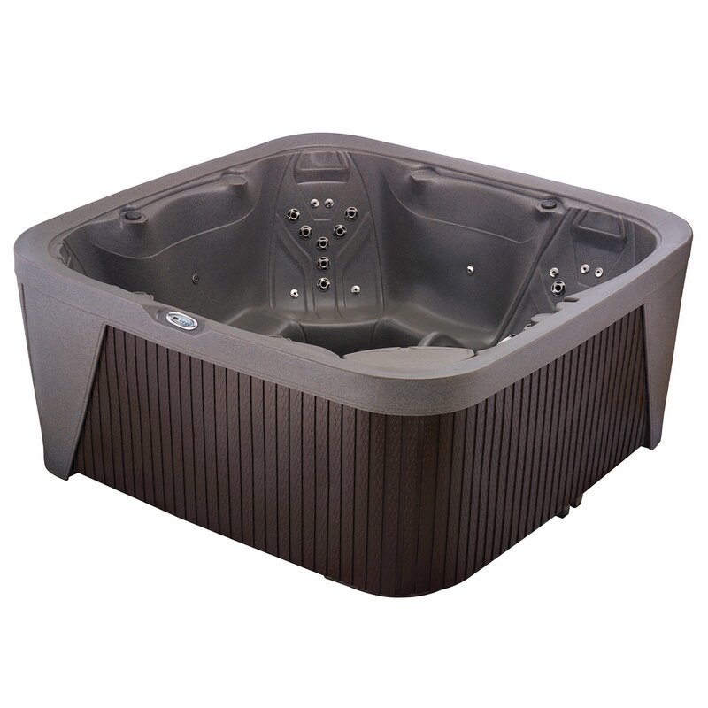 Aquarest Spas, Powered By Jacuzzi® Pumps 6 - Person 45 - Jet Square Plug And Play Hot Tub with Ozonator
