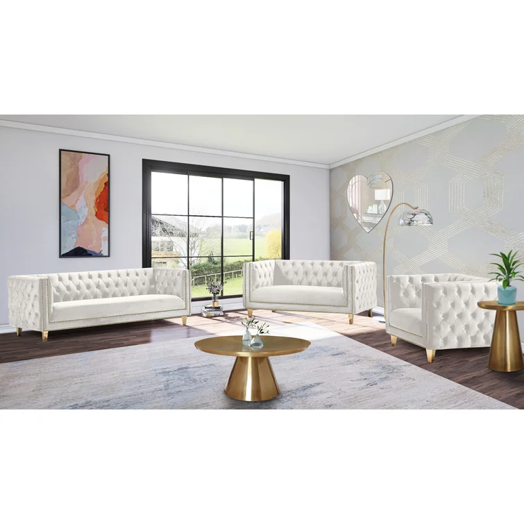 Sickels 90'' Velvet Sofa