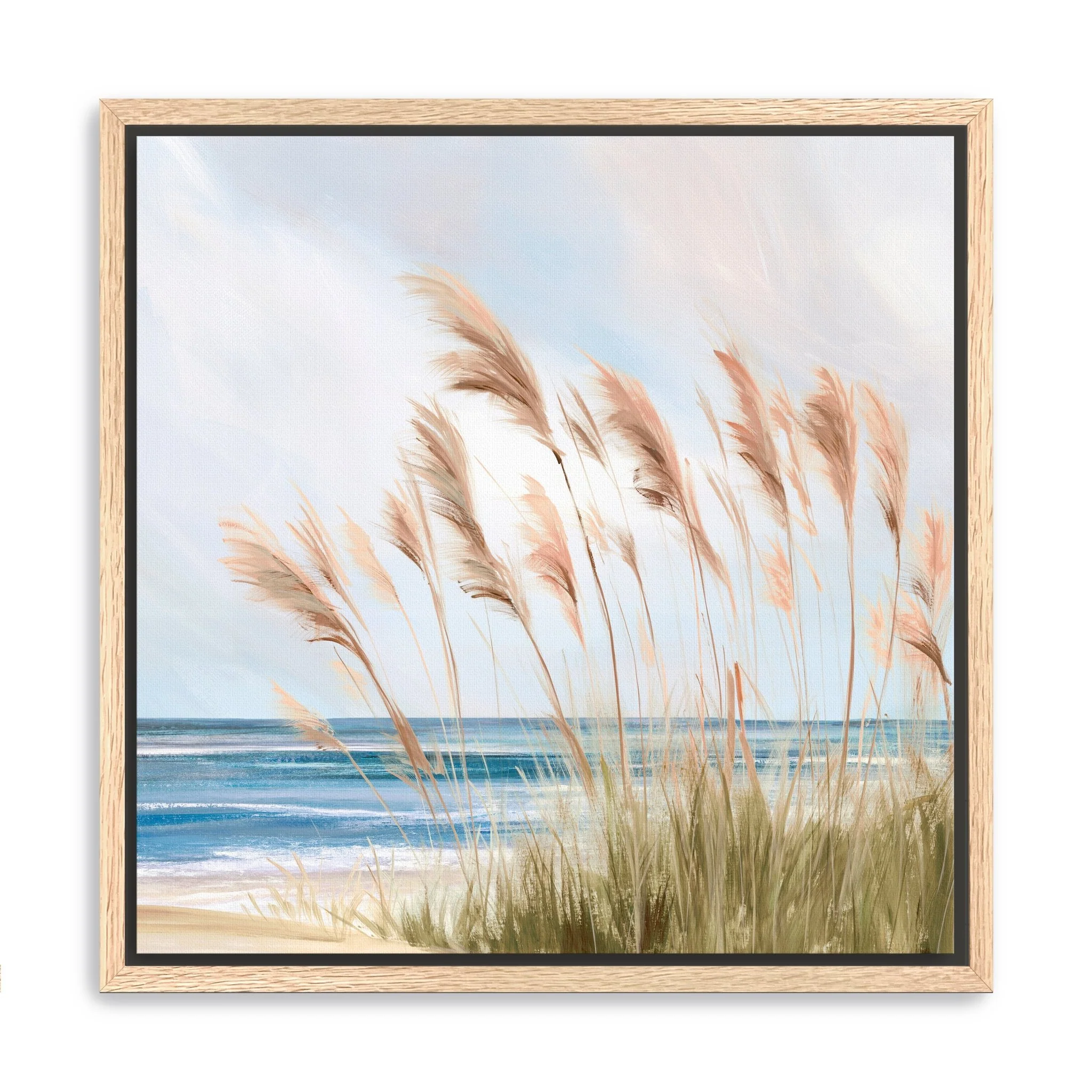 Beach Pampas Canvas Giclee Wall Art