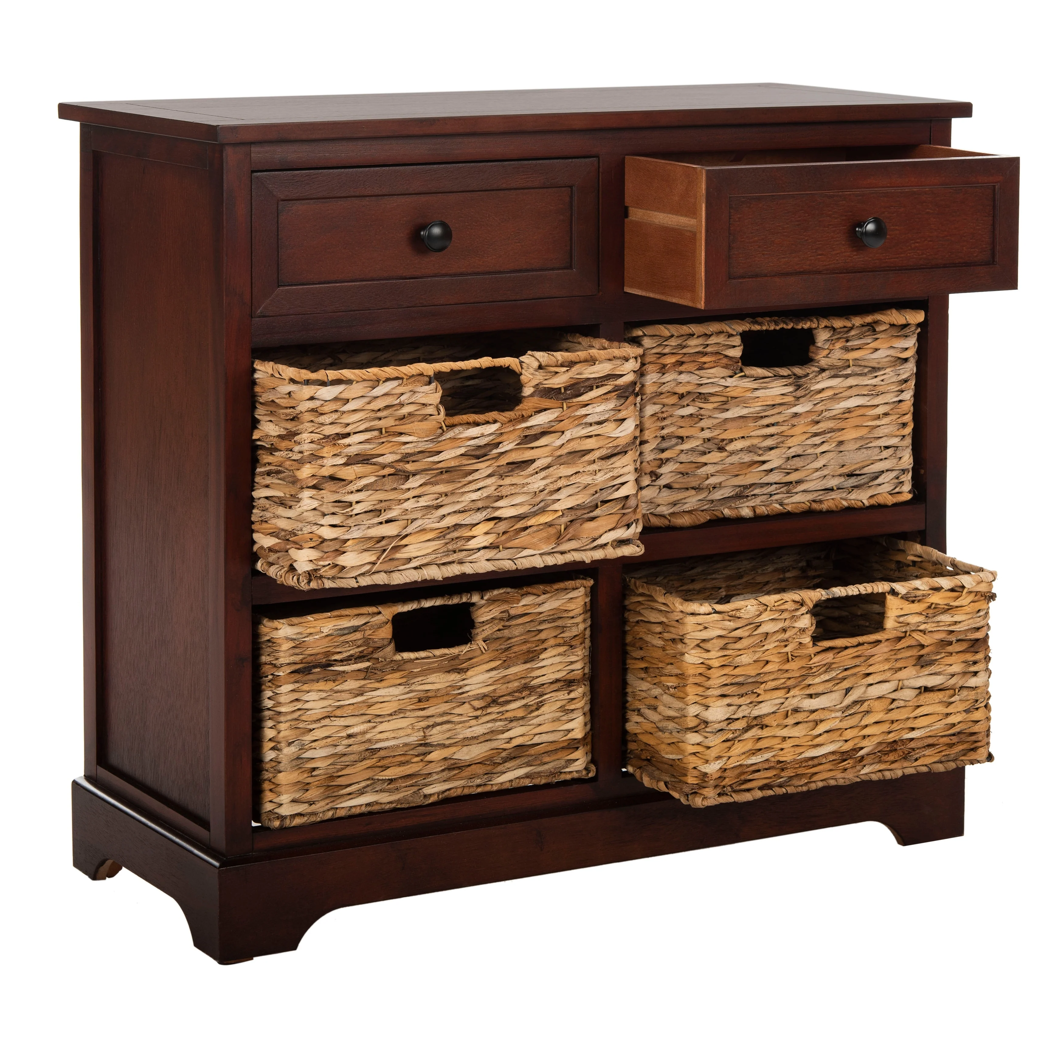 SAFAVIEH Ardelia 6-Drawer Grey Storage Unit (Fully Assembled) - 29.9 x 13 x 26 - 30Wx13Dx26H