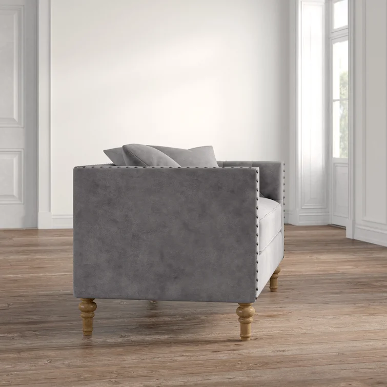 Herlinda 62'' Velvet Loveseat