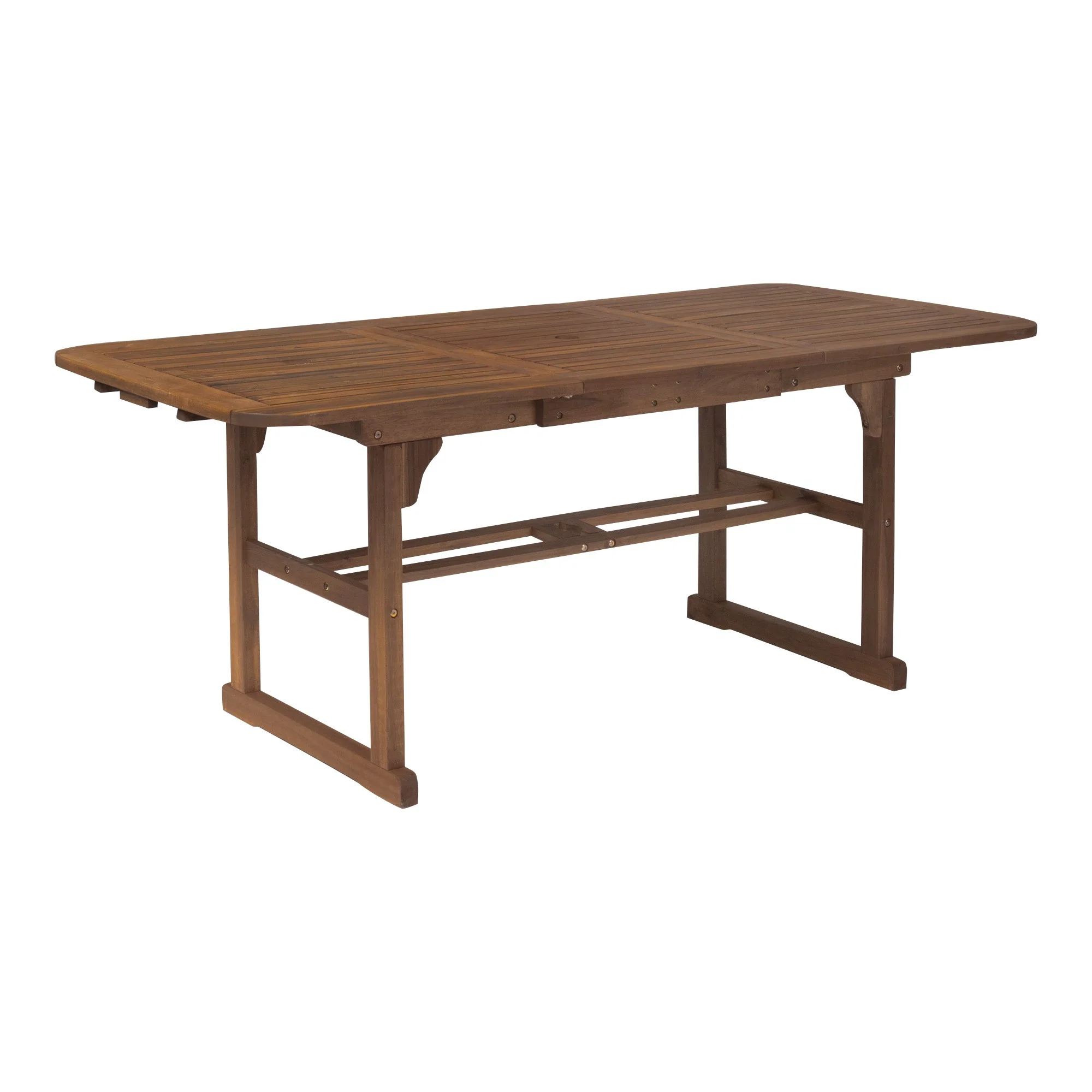 Siren Slat-Top Solid Acacia Wood Butterfly Outdoor Dining Table