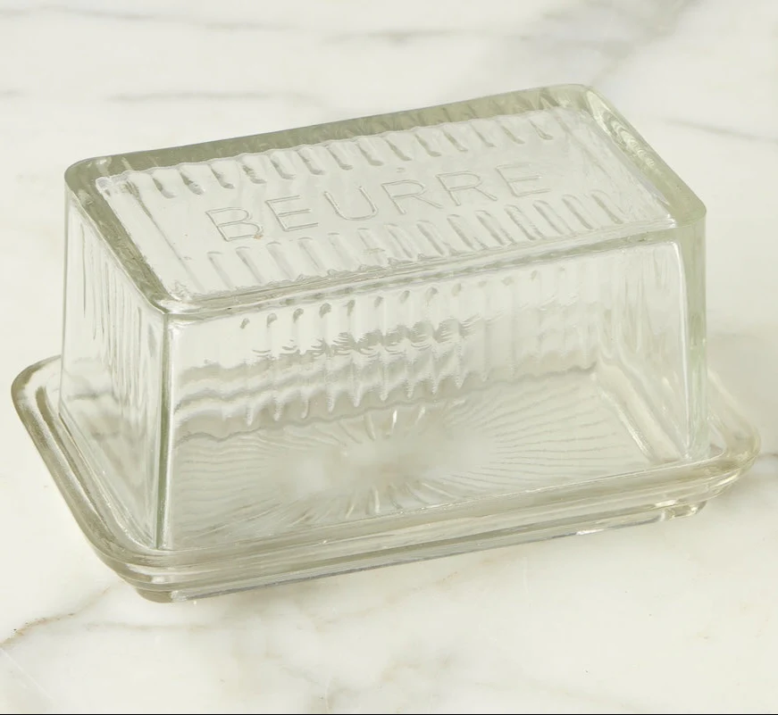 Bistro Glass Butter Dish