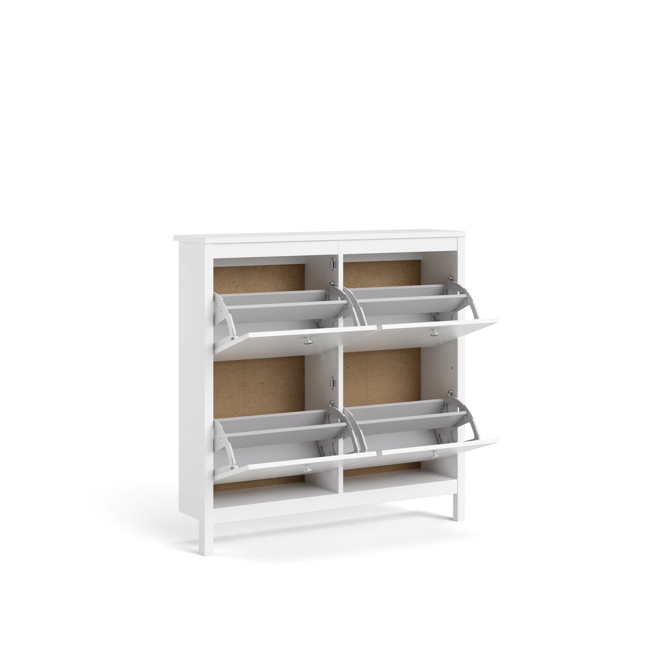 Porch & Den Madrid 4-Drawer Shoe Cabinet