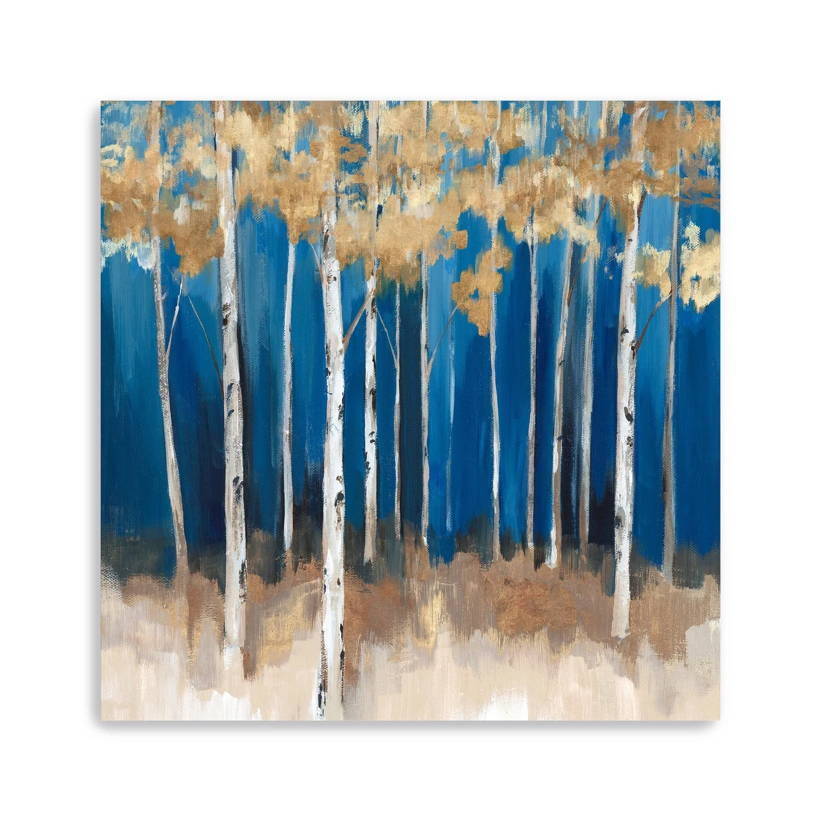 Midnight Indigo Canvas Giclee Wall Art