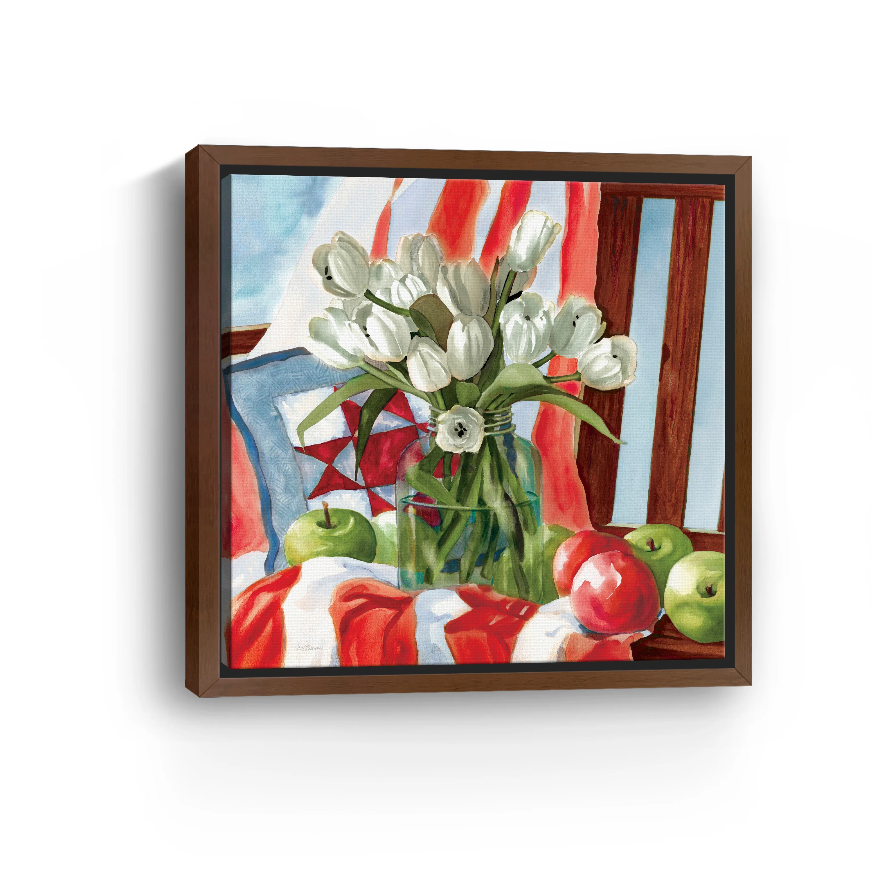 July Tulips Canvas Giclee